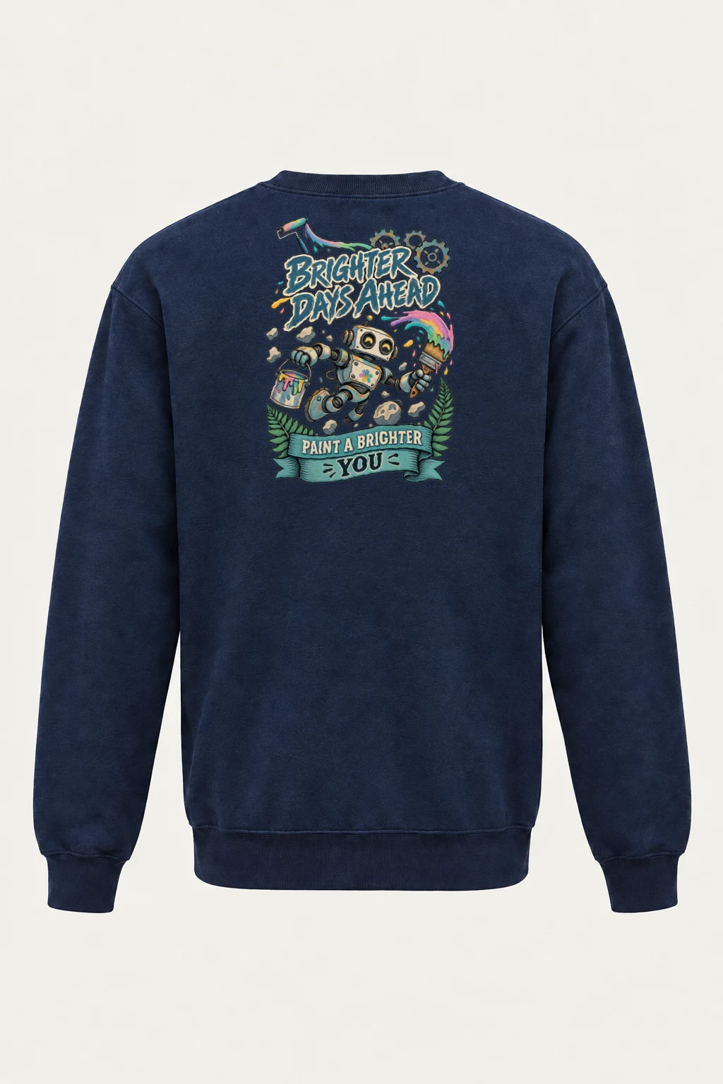 "Brighter Days Ahead" Heavy Blend Unisex Crewneck Sweatshirt | Gildan 18000