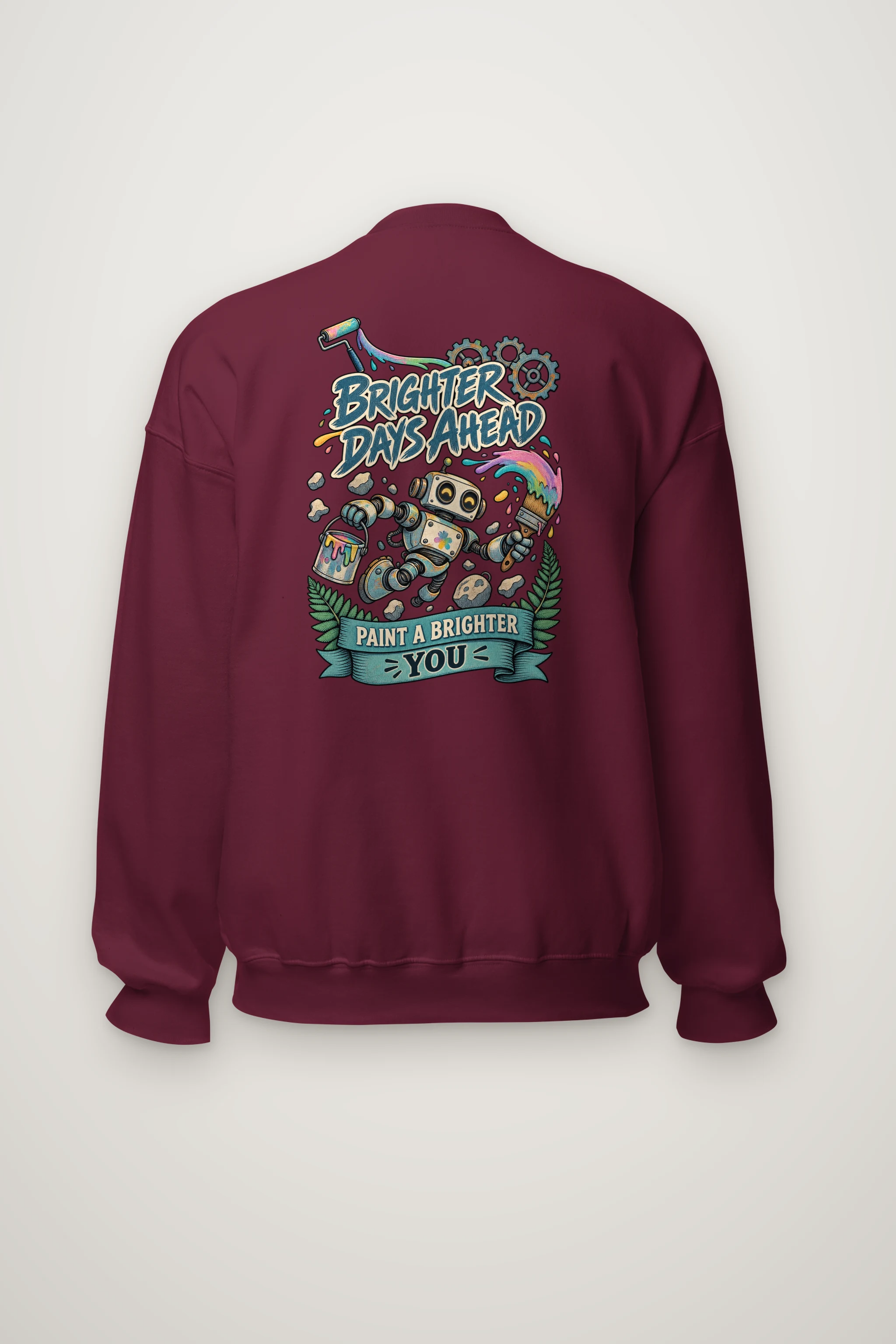 "Brighter Days Ahead" Heavy Blend Unisex Crewneck Sweatshirt