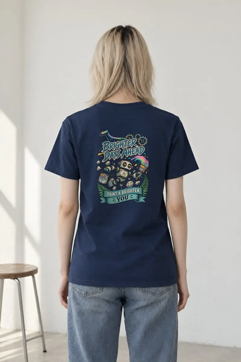 "Brighter Days Ahead" Heavyweight Unisex Crewneck T-shirt