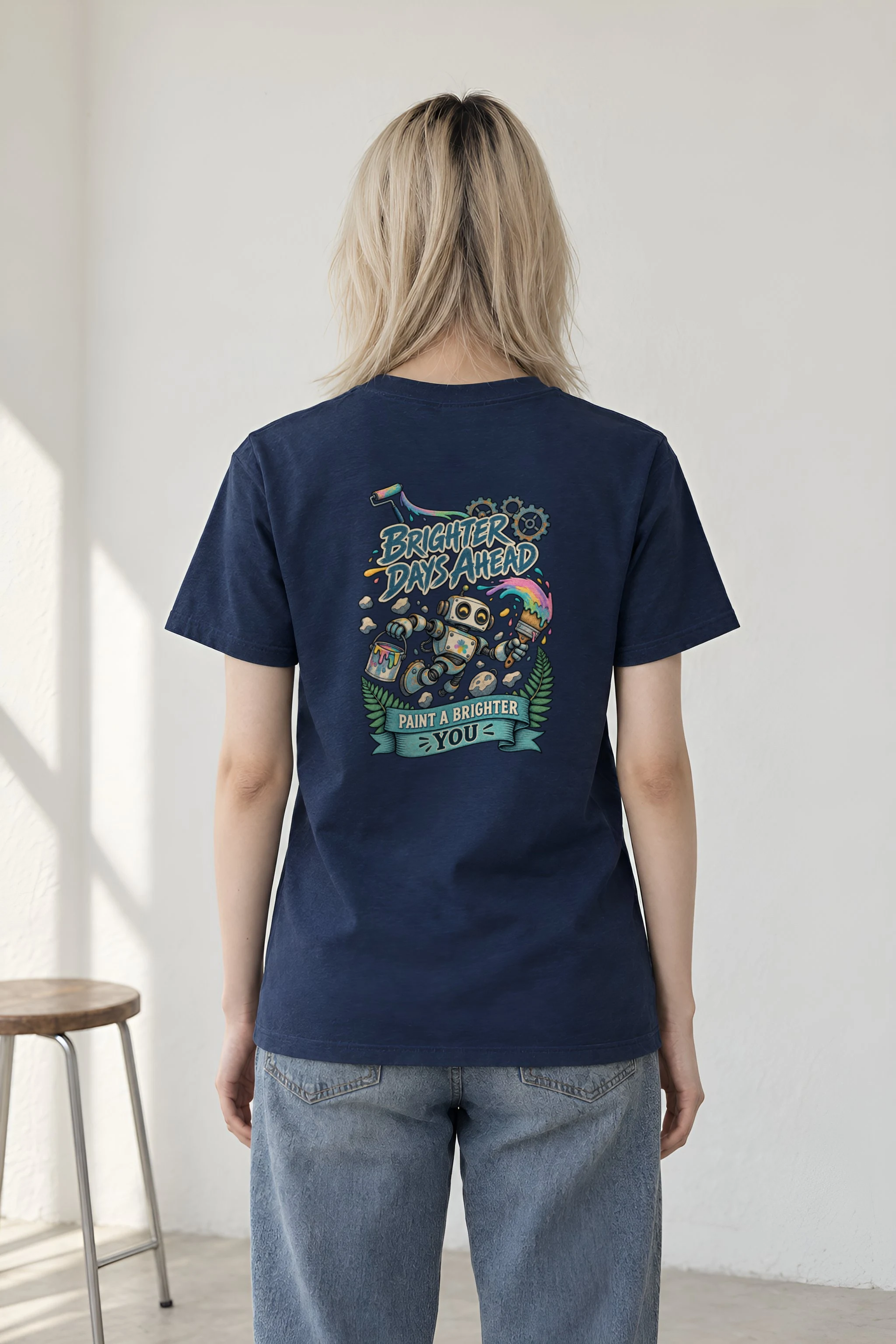 "Brighter Days Ahead" Heavyweight Unisex Crewneck T-shirt