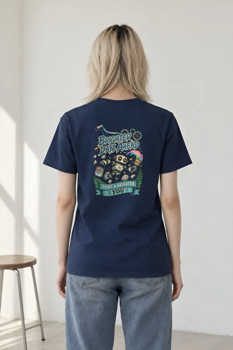 "Brighter Days Ahead" Heavyweight Unisex Crewneck T-shirt