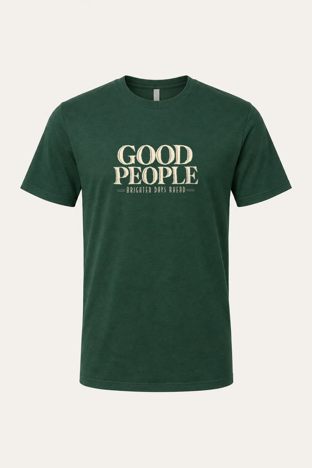 "Brighter Days Ahead" Heavyweight Unisex Crewneck T-shirt | Gildan 5000