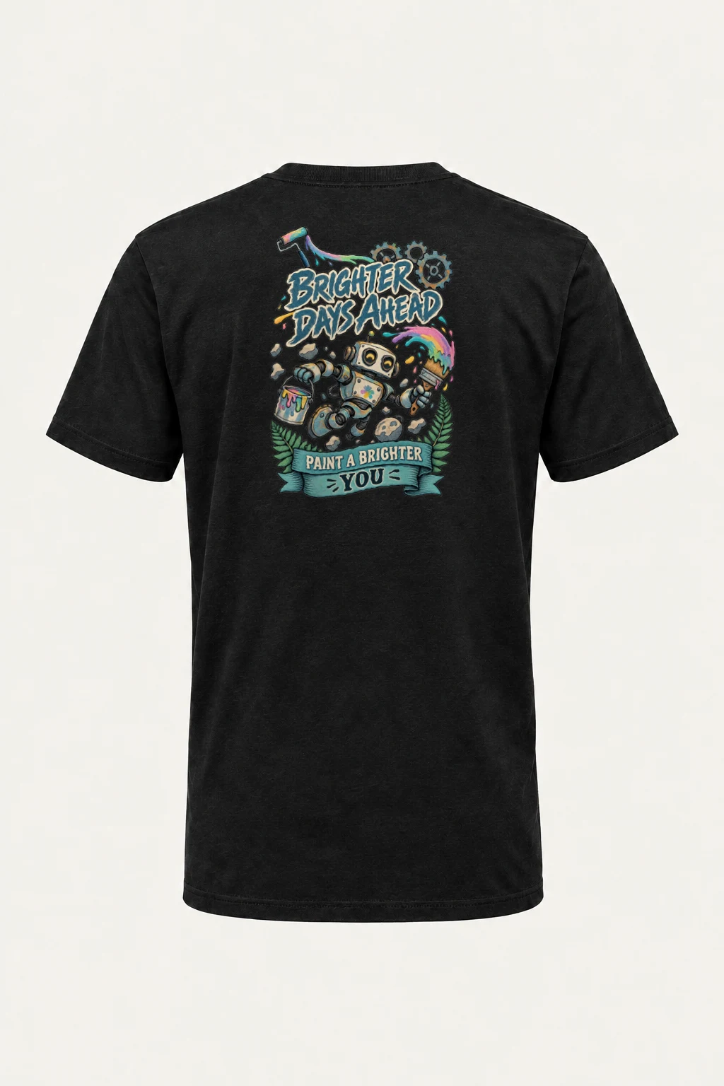 "Brighter Days Ahead" Heavyweight Unisex Crewneck T-shirt | Gildan 5000