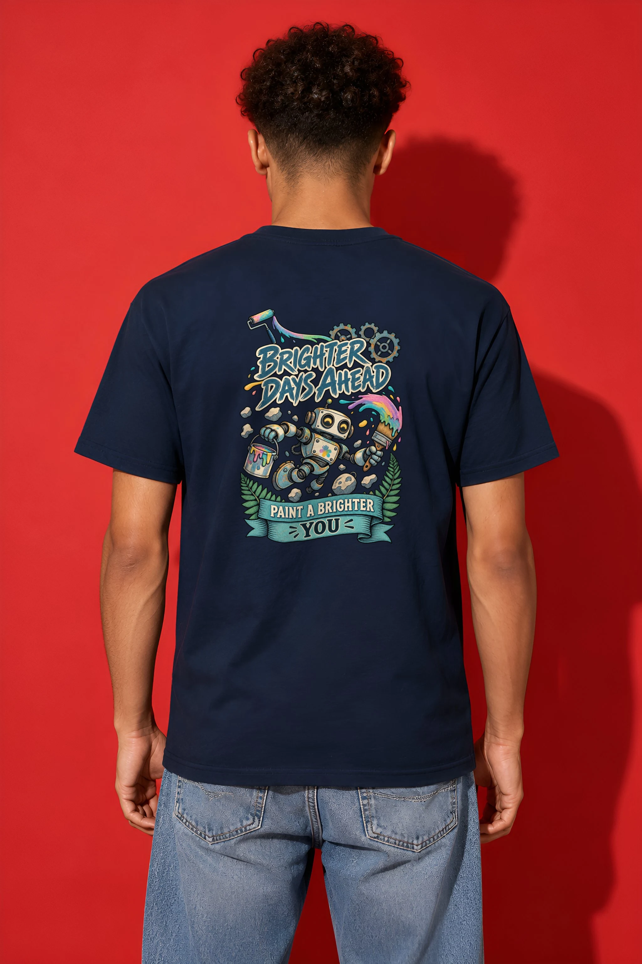 "Brighter Days Ahead" Heavyweight Unisex Crewneck T-shirt