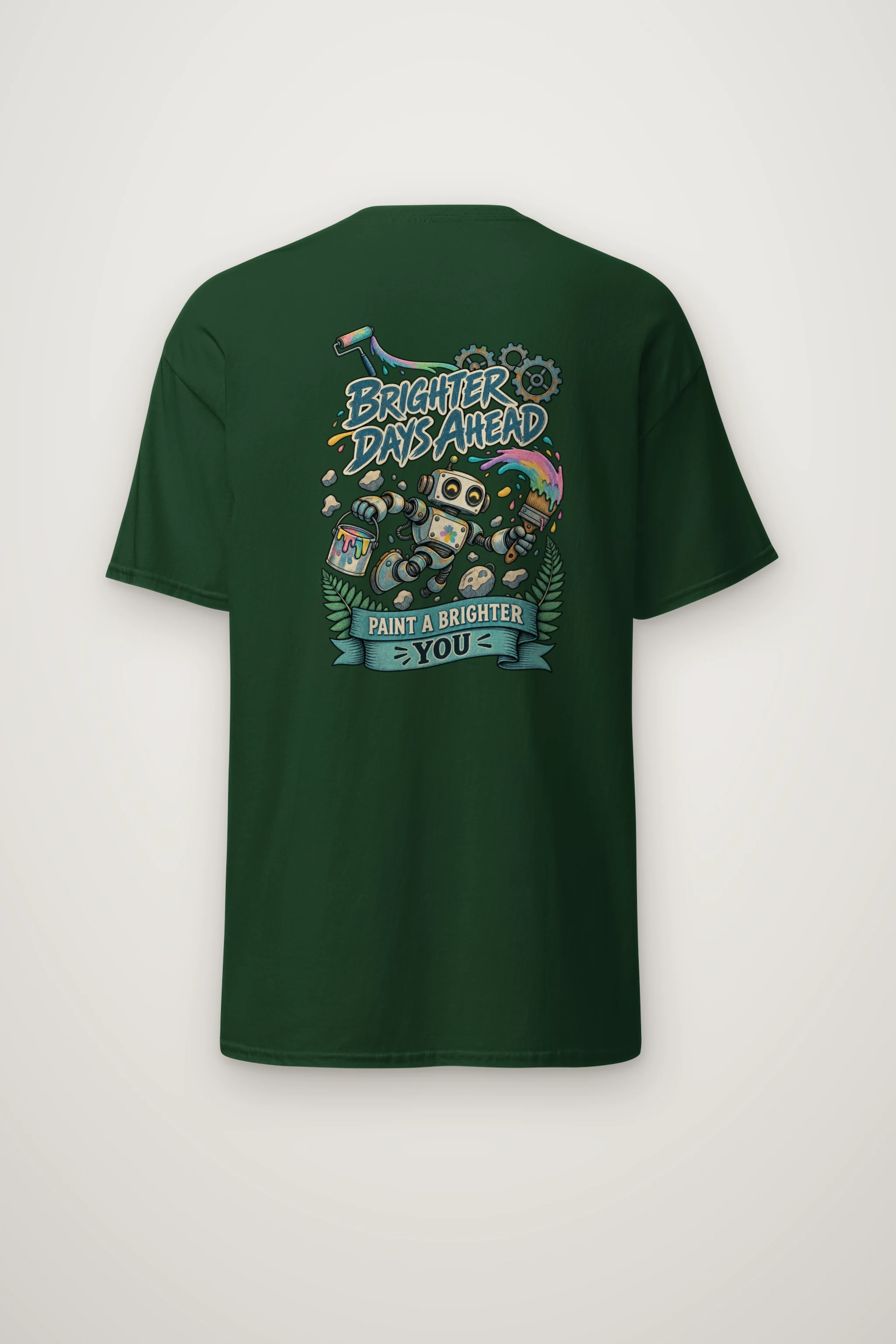 "Brighter Days Ahead" Heavyweight Unisex Crewneck T-shirt