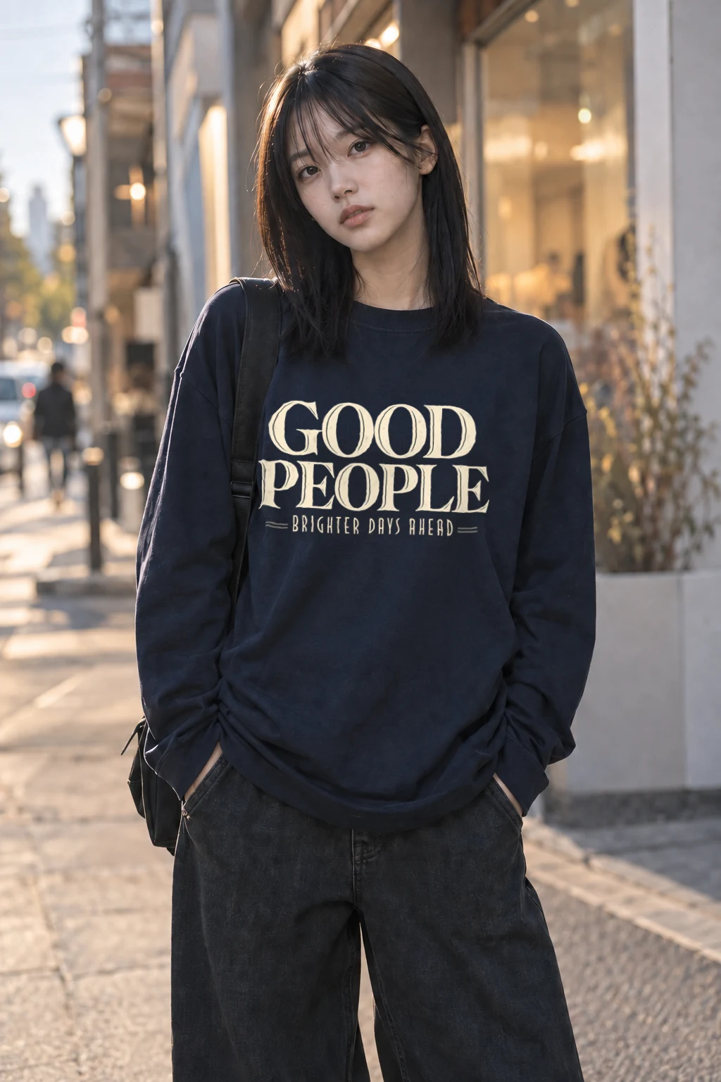 "Brighter Days Ahead" Unisex Longsleeve T-shirt | Gildan 2400