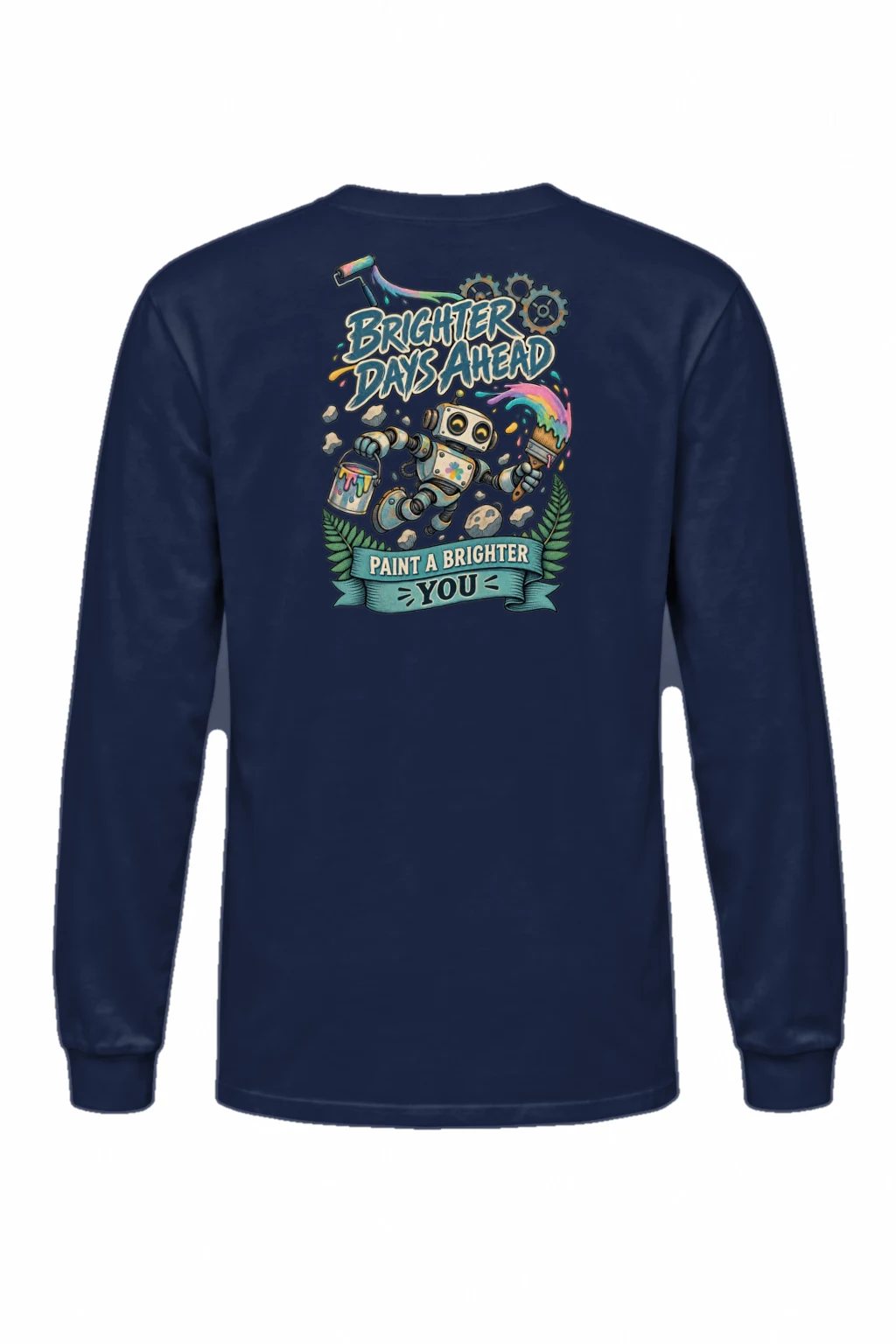 "Brighter Days Ahead" Unisex Longsleeve T-shirt | Gildan 2400