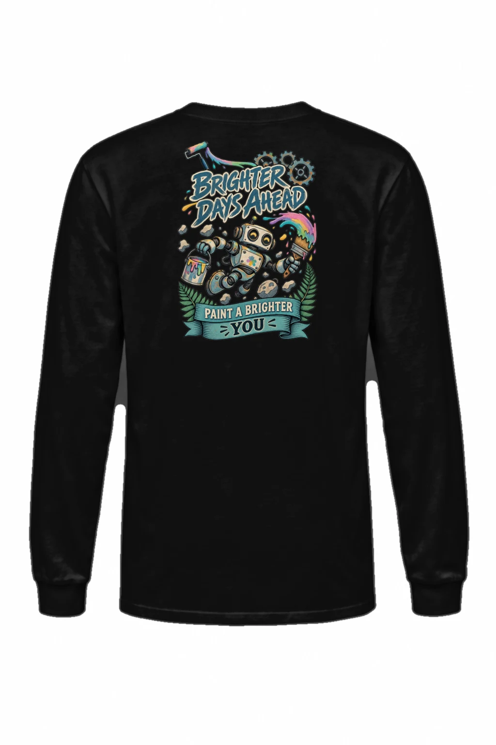 "Brighter Days Ahead" Unisex Longsleeve T-shirt | Gildan 2400