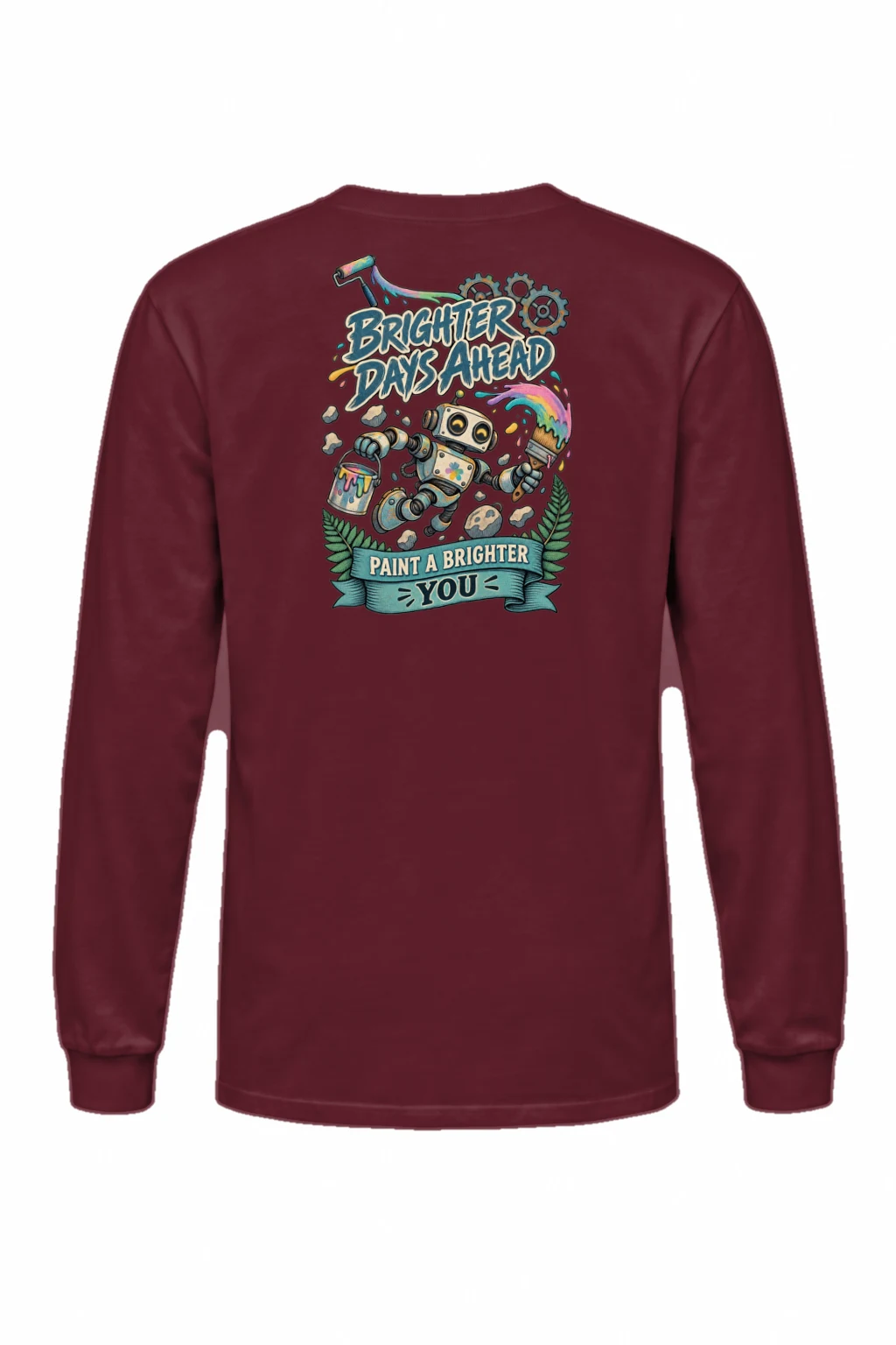 "Brighter Days Ahead" Unisex Longsleeve T-shirt | Gildan 2400