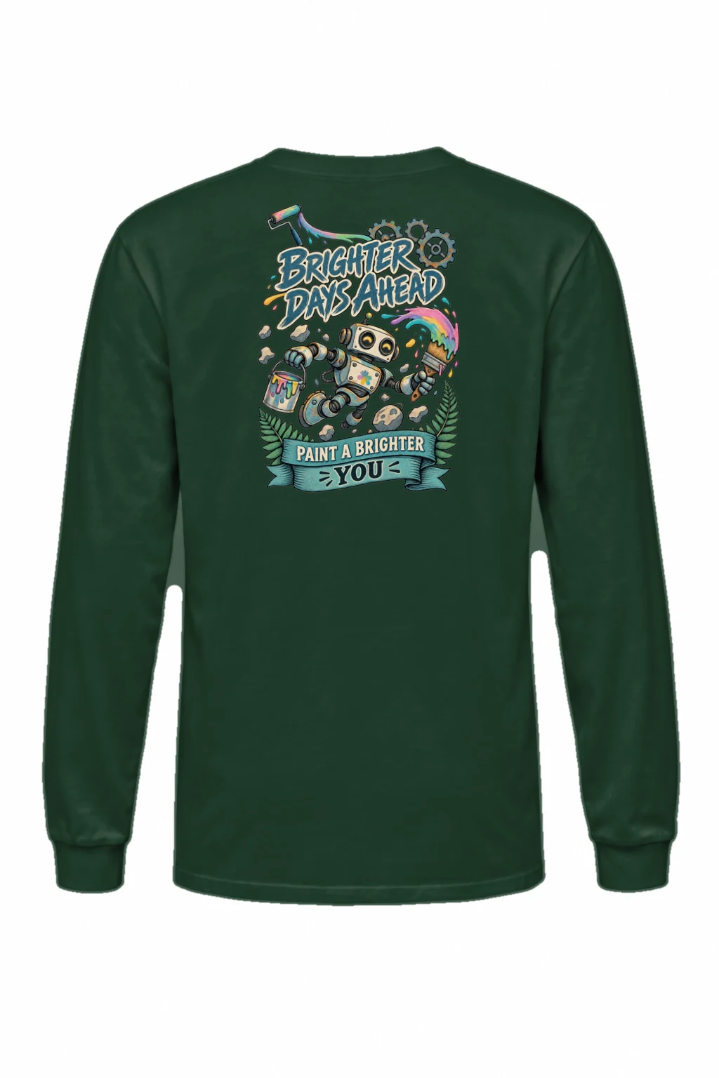 "Brighter Days Ahead" Unisex Longsleeve T-shirt | Gildan 2400