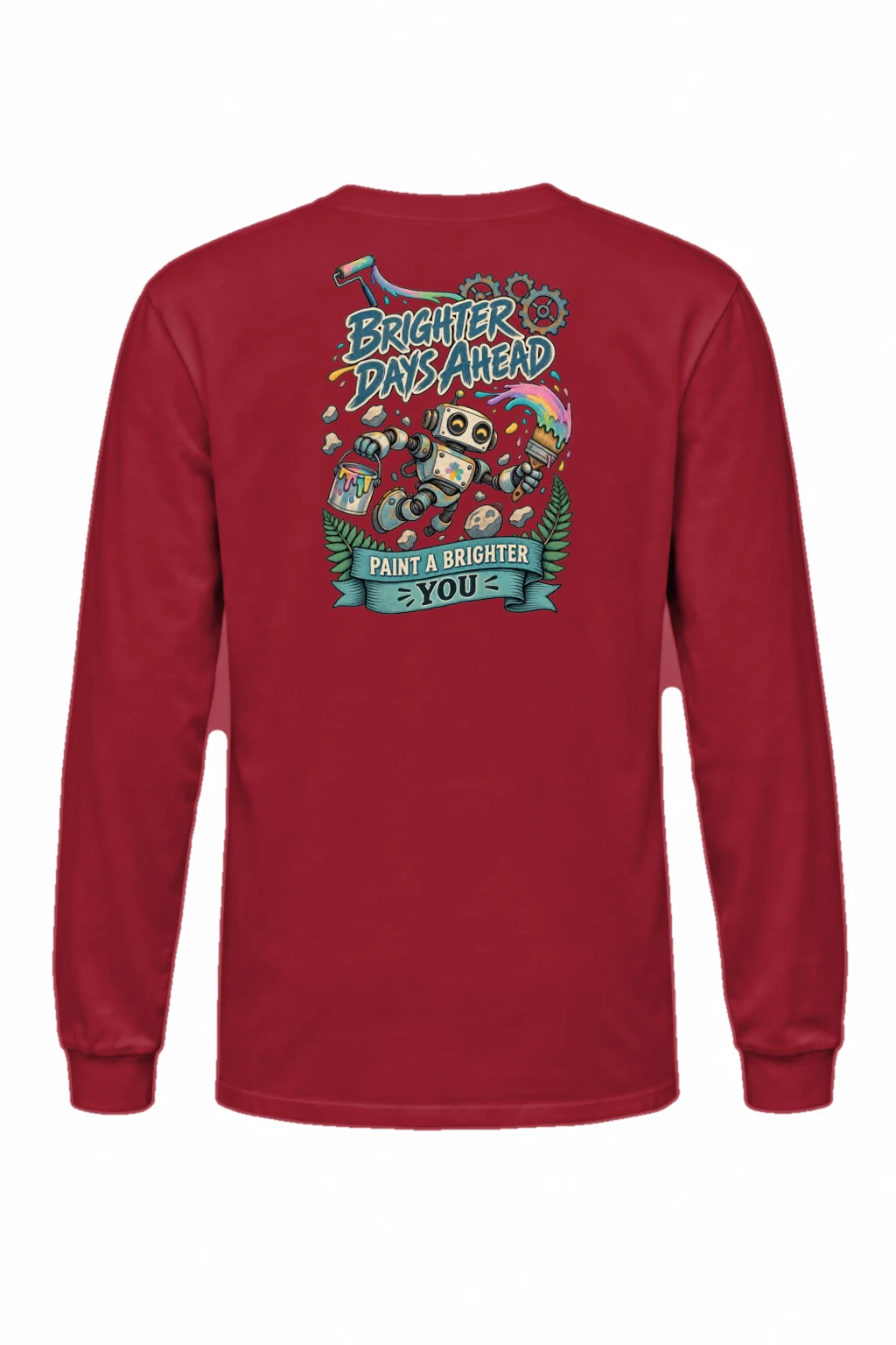 "Brighter Days Ahead" Unisex Longsleeve T-shirt | Gildan 2400