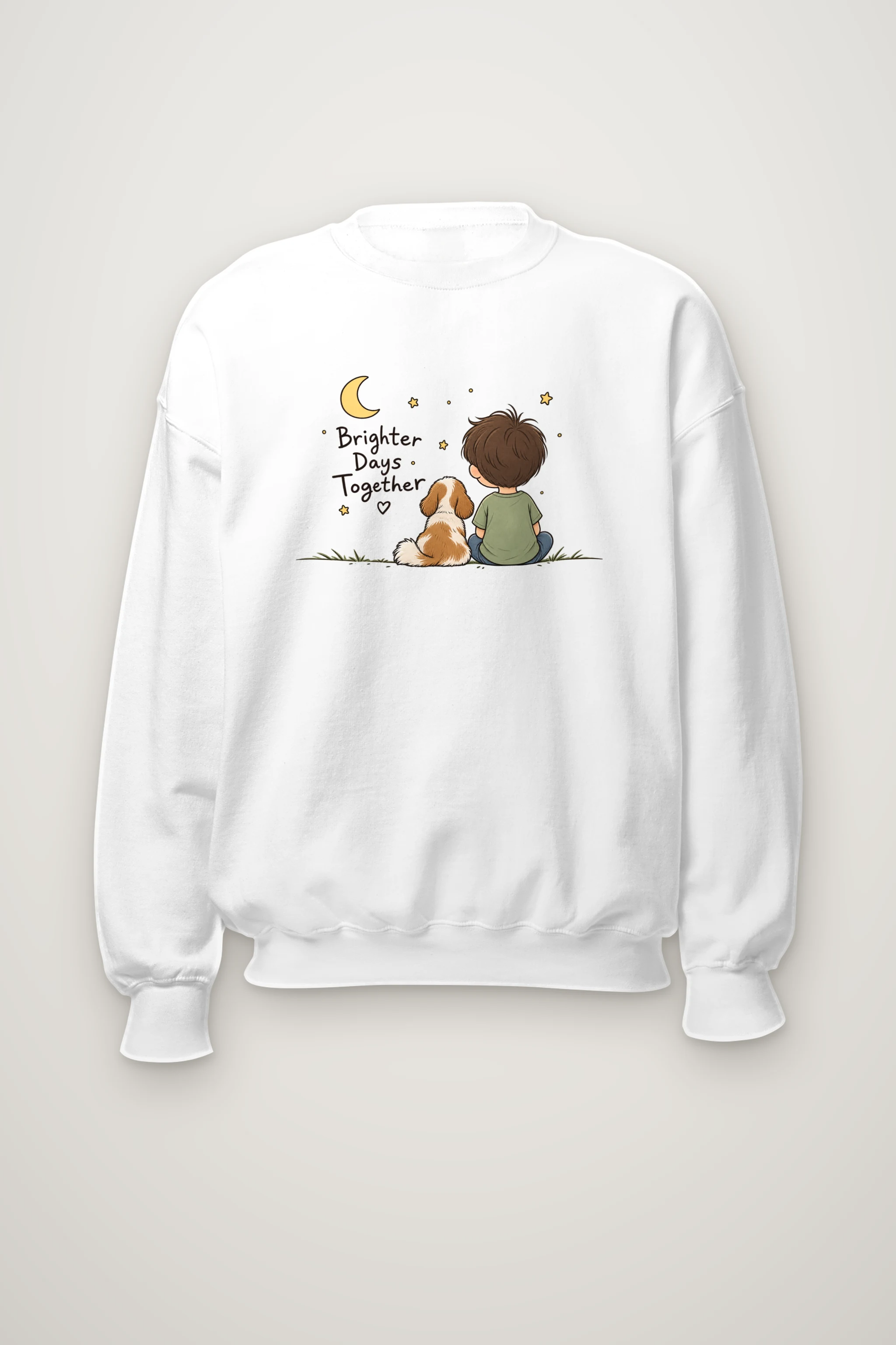 "Brighter Days Together" Heavy Blend Unisex Crewneck Sweatshirt