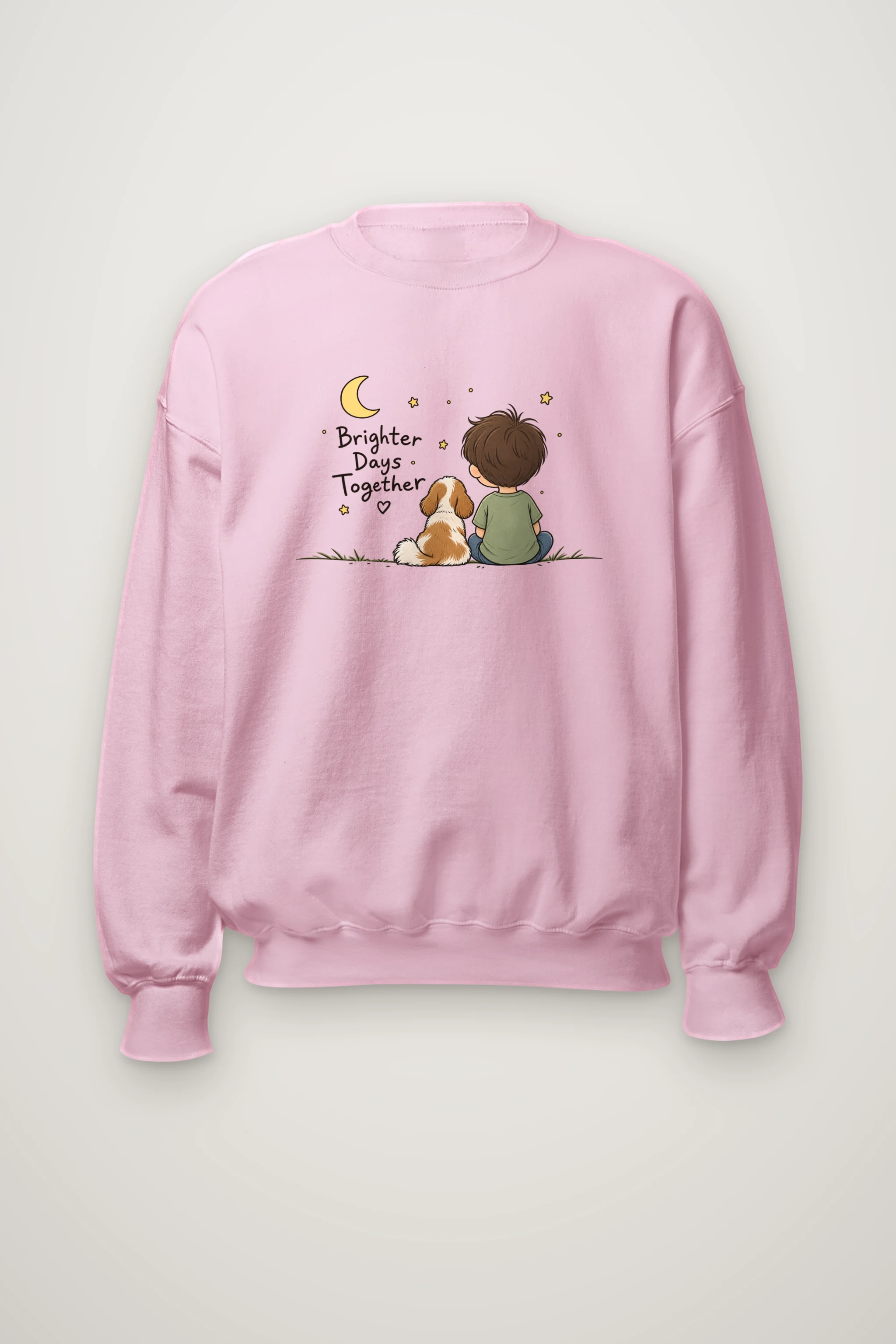 "Brighter Days Together" Heavy Blend Unisex Crewneck Sweatshirt