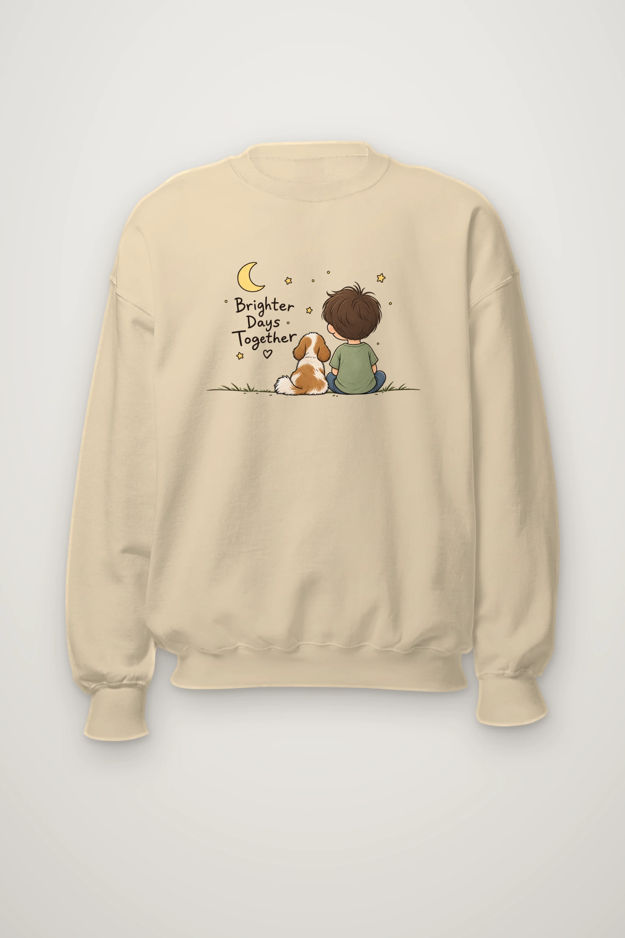 "Brighter Days Together" Heavy Blend Unisex Crewneck Sweatshirt