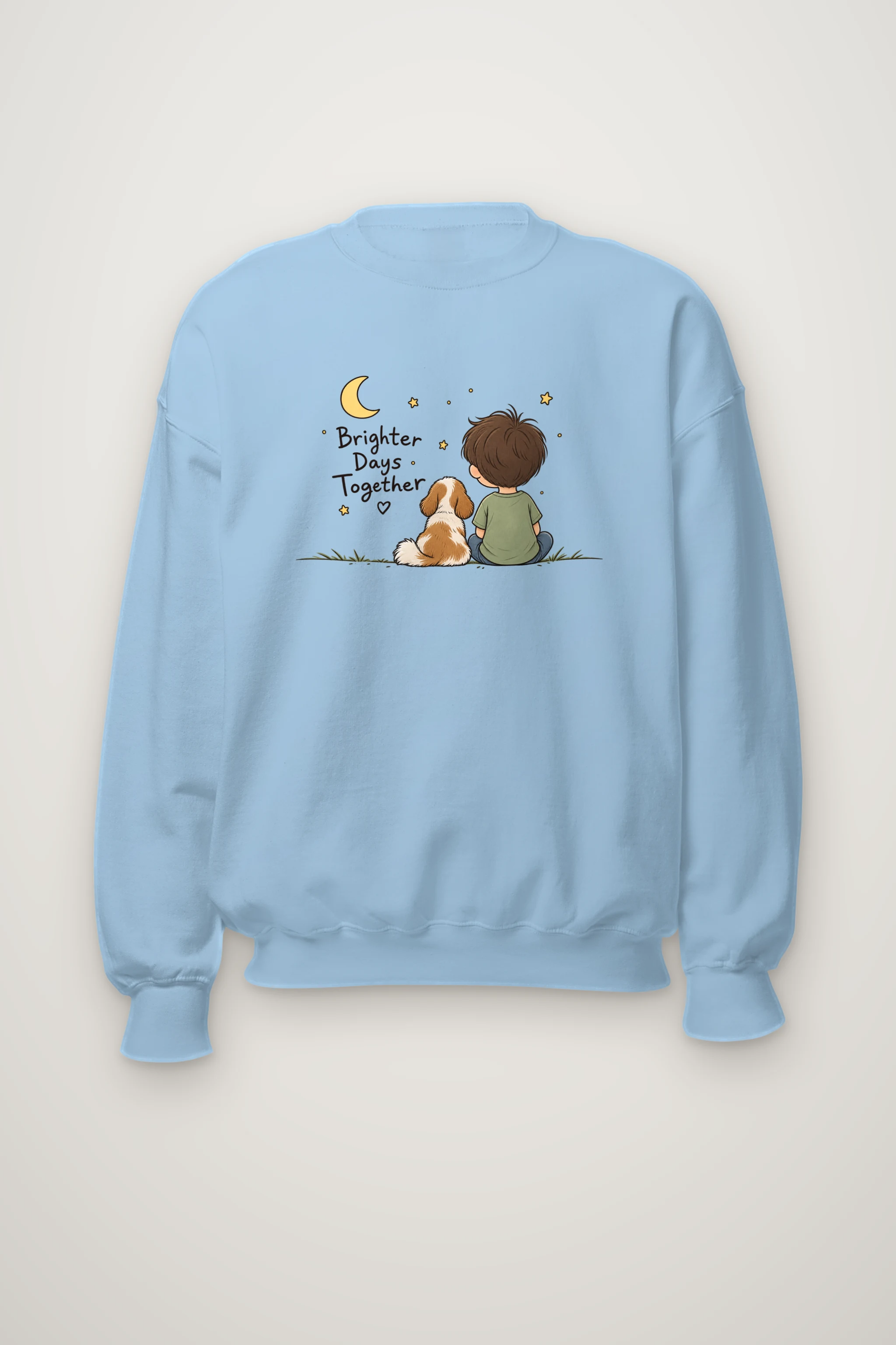"Brighter Days Together" Heavy Blend Unisex Crewneck Sweatshirt