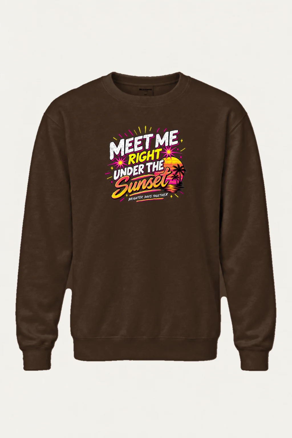 "Brighter Days Together" Heavy Blend Unisex Crewneck Sweatshirt | Gildan 18000