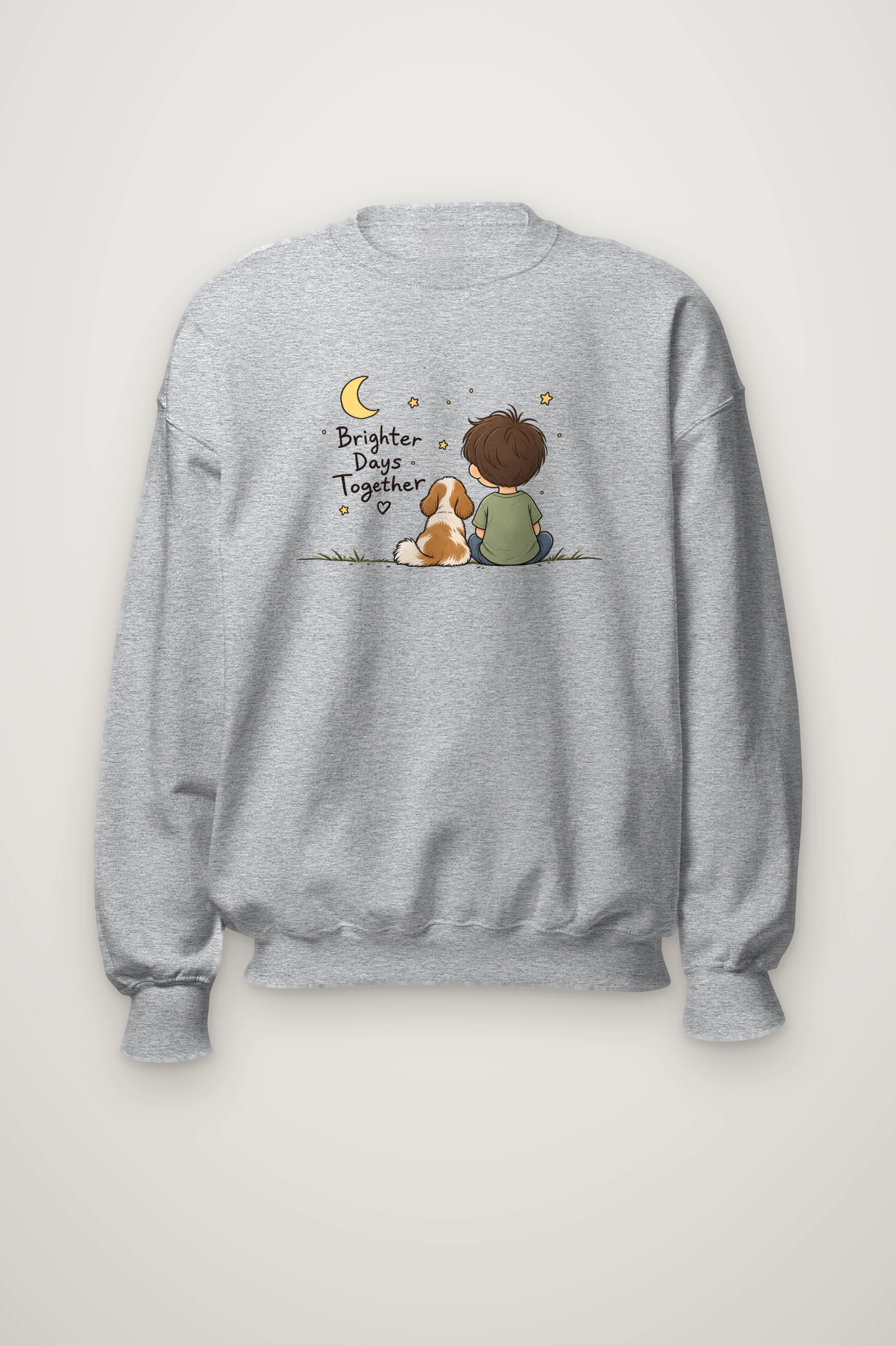 "Brighter Days Together" Heavy Blend Unisex Crewneck Sweatshirt