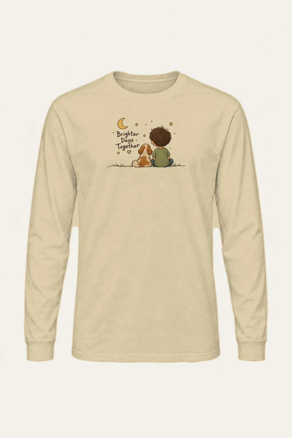 "Brighter Days Together" Unisex Longsleeve T-shirt | Gildan 2400