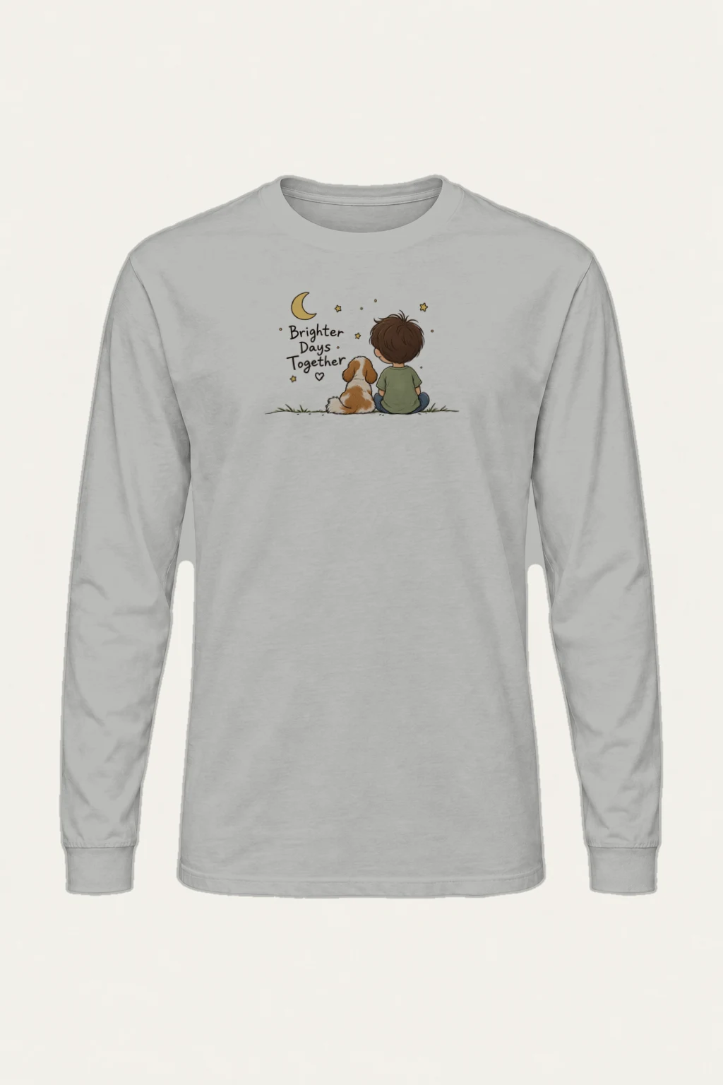 "Brighter Days Together" Unisex Longsleeve T-shirt | Gildan 2400