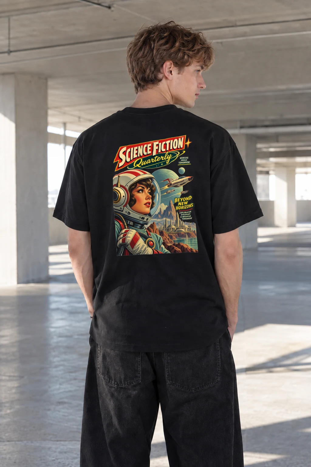 "Brighter Tomorrow" Heavyweight Unisex Crewneck T-shirt | Gildan 5000