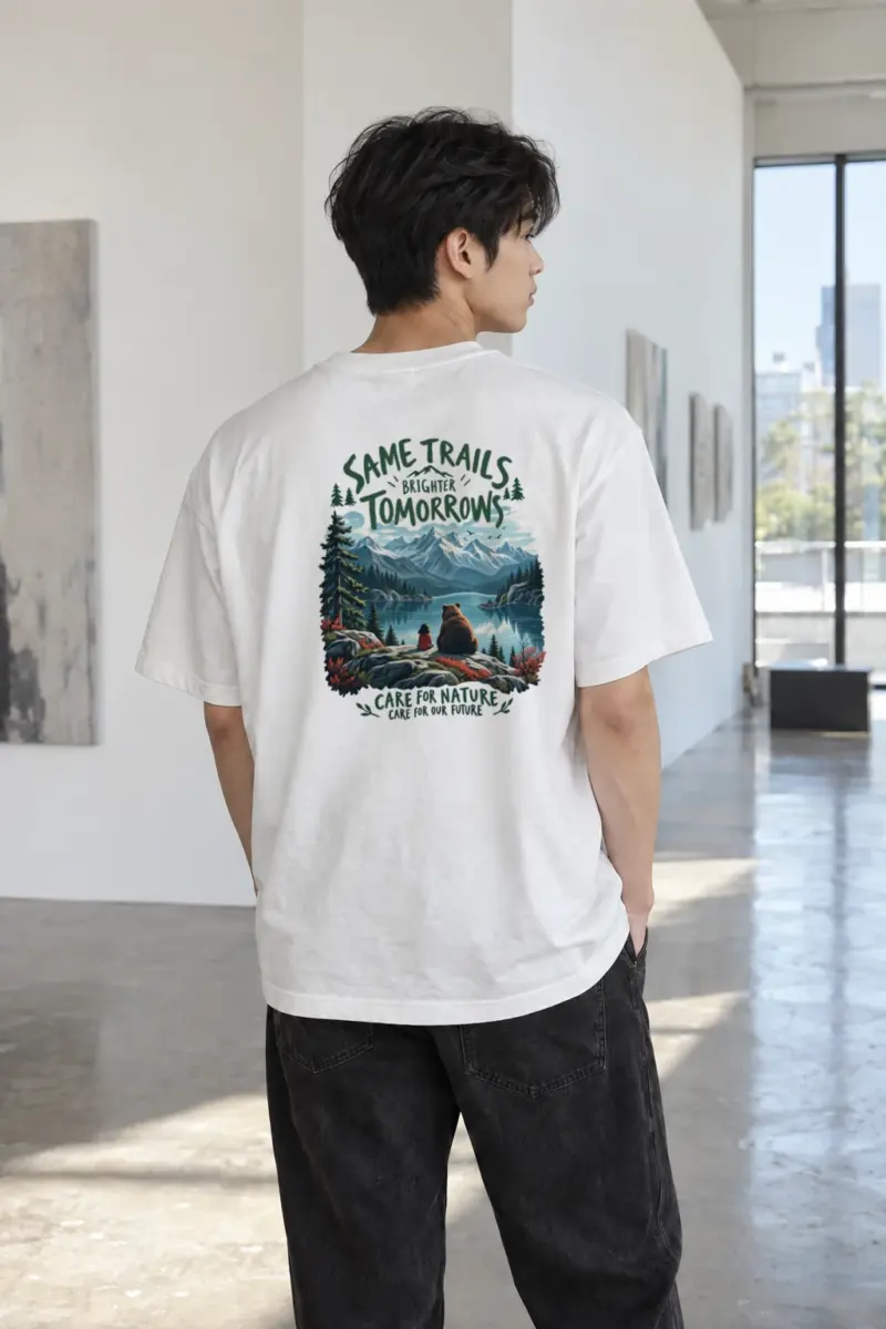 "Brighter Tomorrows" Heavyweight Unisex Crewneck T-shirt | Gildan 5000