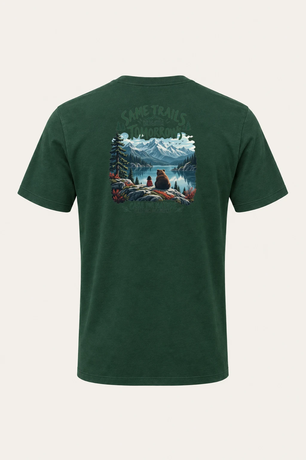 "Brighter Tomorrows" Heavyweight Unisex Crewneck T-shirt | Gildan 5000