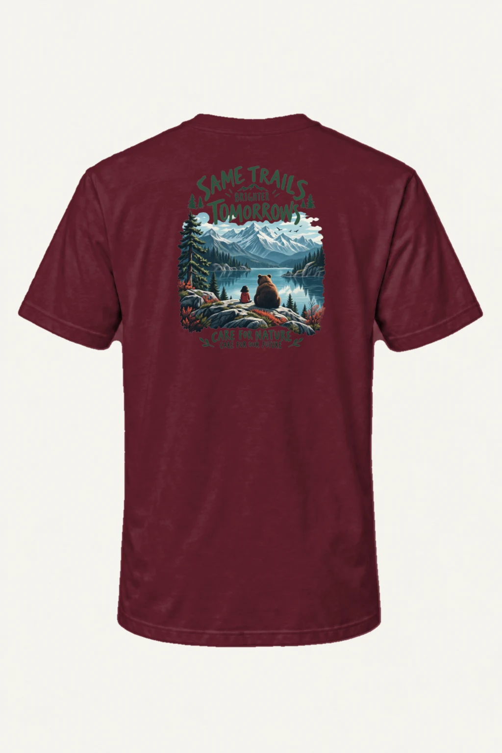 "Brighter Tomorrows" Heavyweight Unisex Crewneck T-shirt | Gildan 5000
