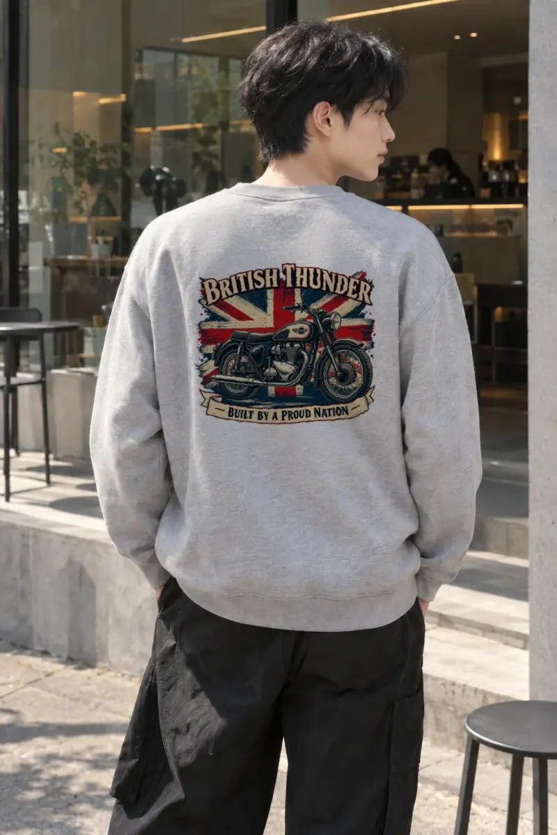 "British Thunder" Heavy Blend Unisex Crewneck Sweatshirt | Gildan 18000