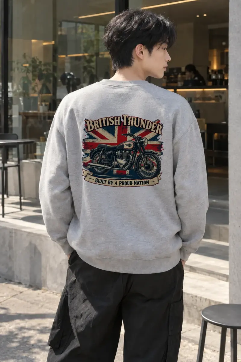 "British Thunder" Heavy Blend Unisex Crewneck Sweatshirt | Gildan 18000