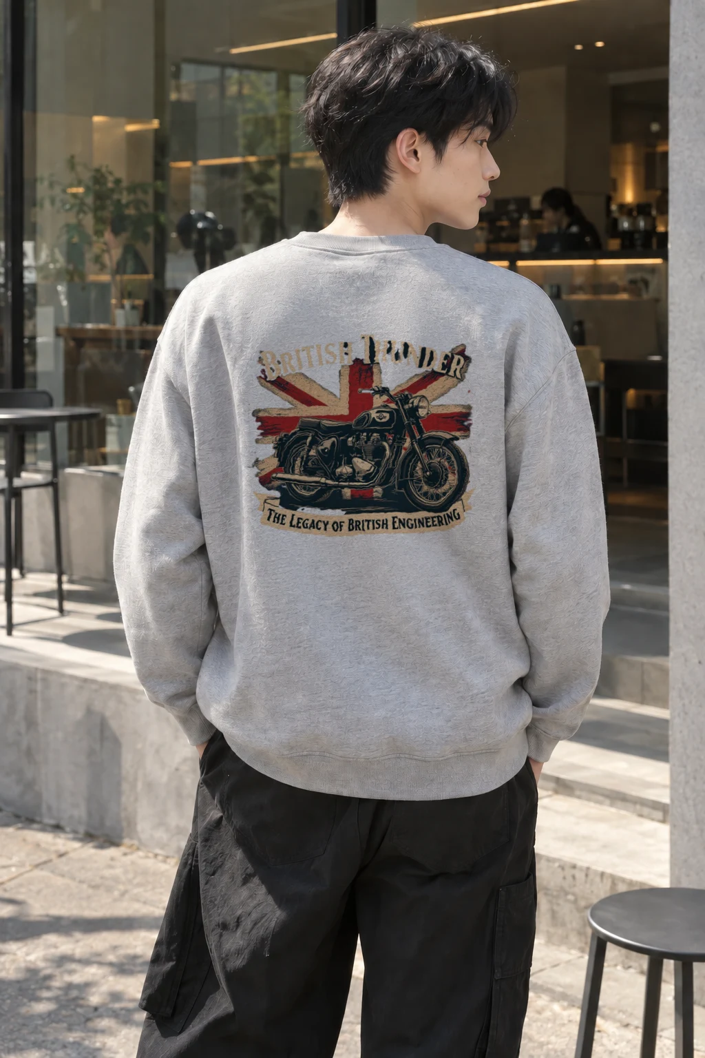 "British Thunder" Heavy Blend Unisex Crewneck Sweatshirt | Gildan 18000
