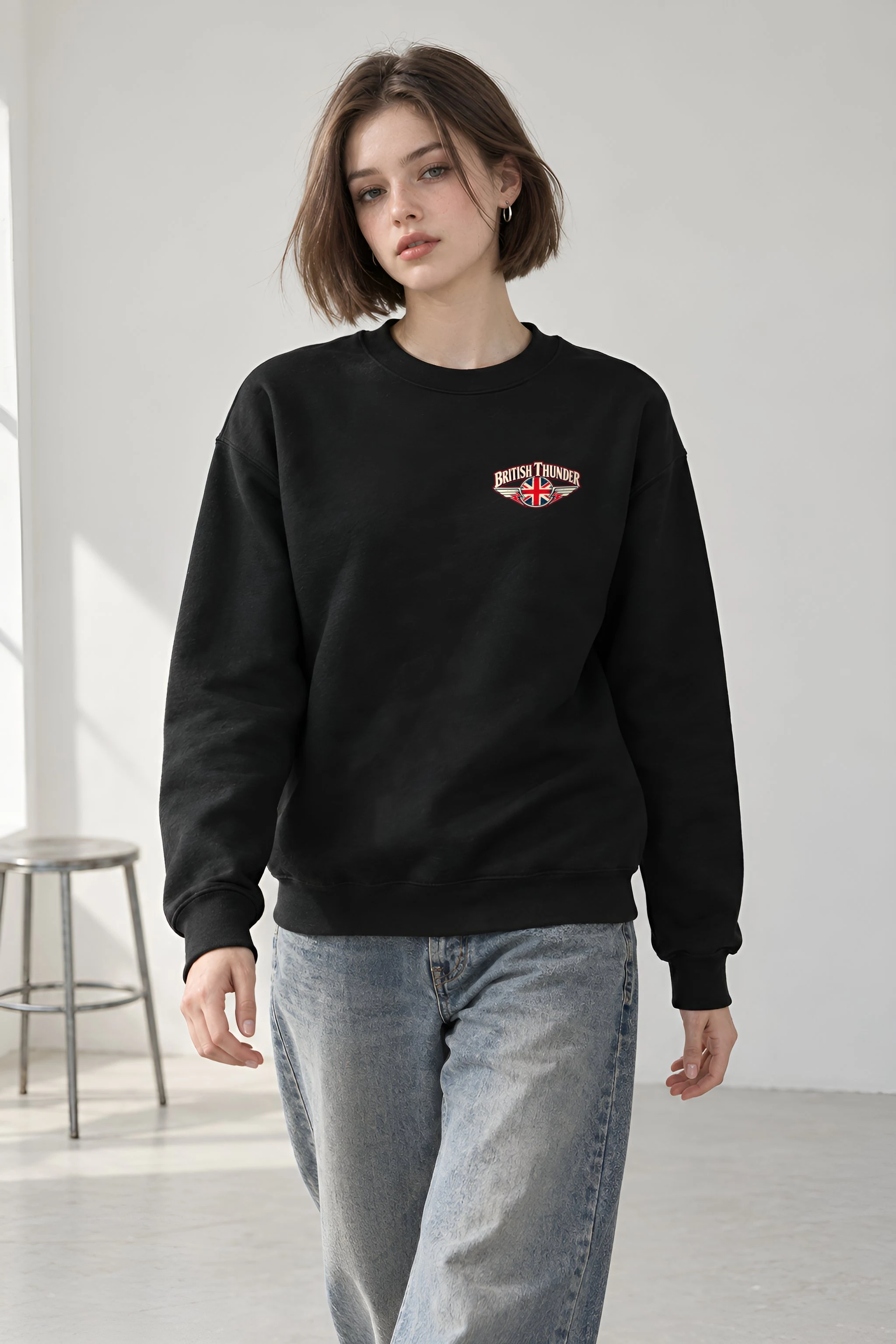 "British Thunder" Heavy Blend Unisex Crewneck Sweatshirt