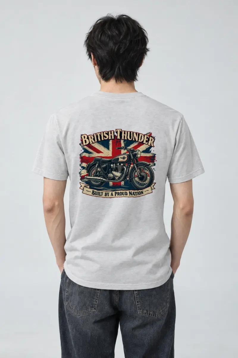 "British Thunder" Heavyweight Unisex Crewneck T-shirt | Gildan 5000
