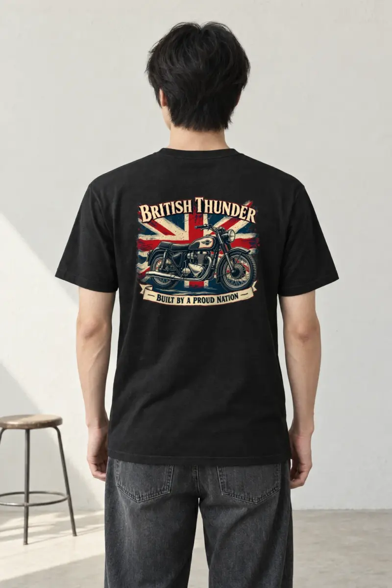 "British Thunder" Heavyweight Unisex Crewneck T-shirt