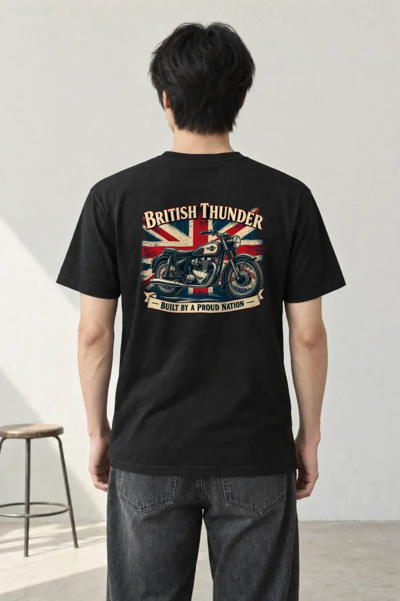 "British Thunder" Heavyweight Unisex Crewneck T-shirt