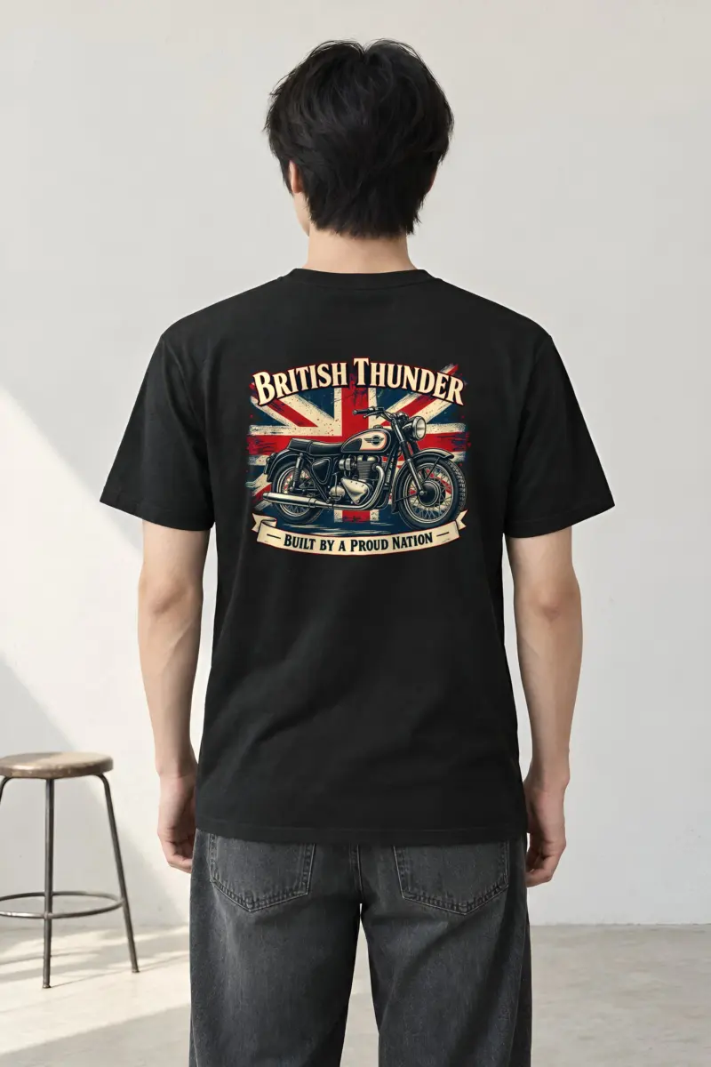 "British Thunder" Heavyweight Unisex Crewneck T-shirt