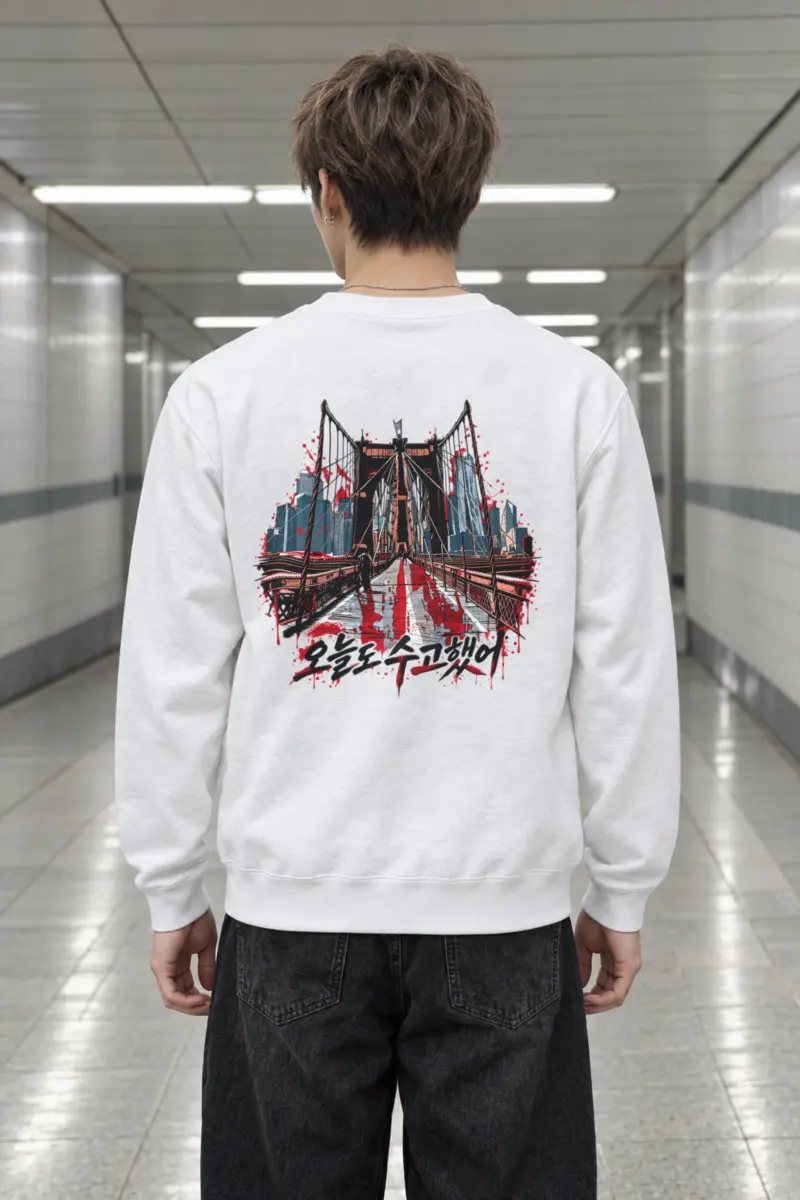 "Brooklyn After Hours" Heavy Blend Unisex Crewneck Sweatshirt