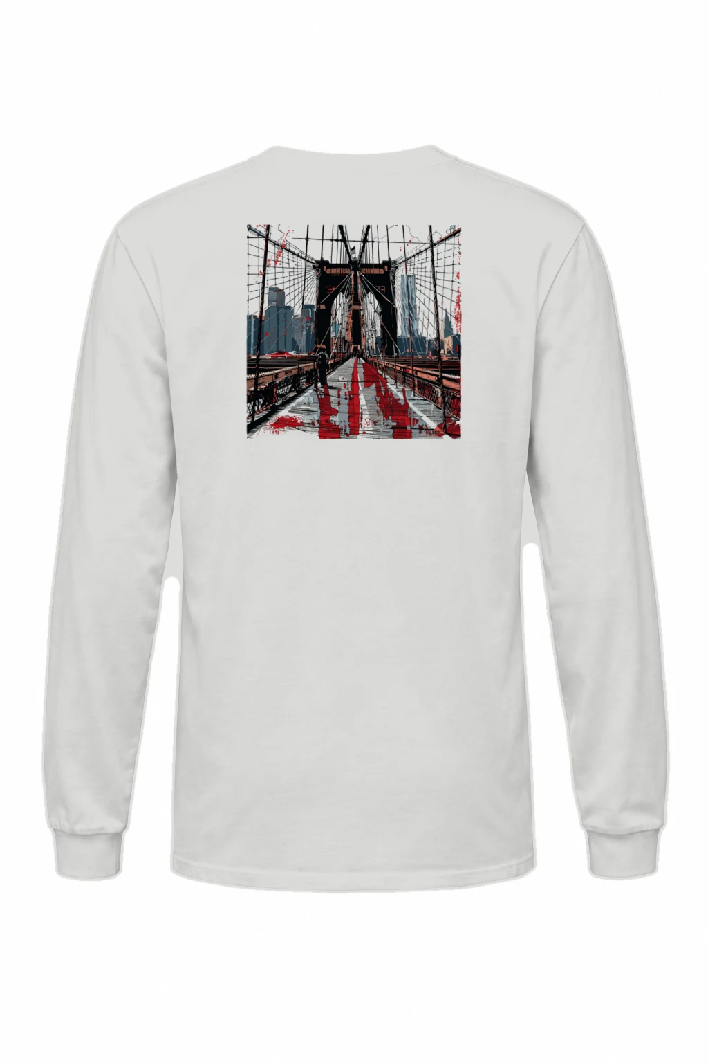 "Brooklyn Bridge Walk" Unisex Longsleeve T-shirt | Gildan 2400