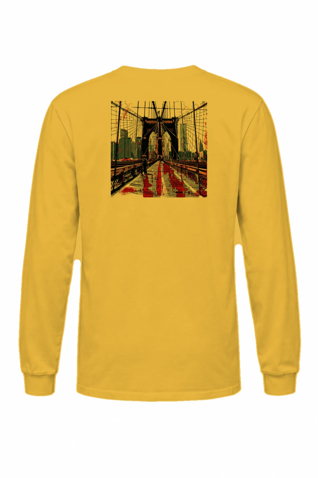 "Brooklyn Bridge Walk" Unisex Longsleeve T-shirt | Gildan 2400