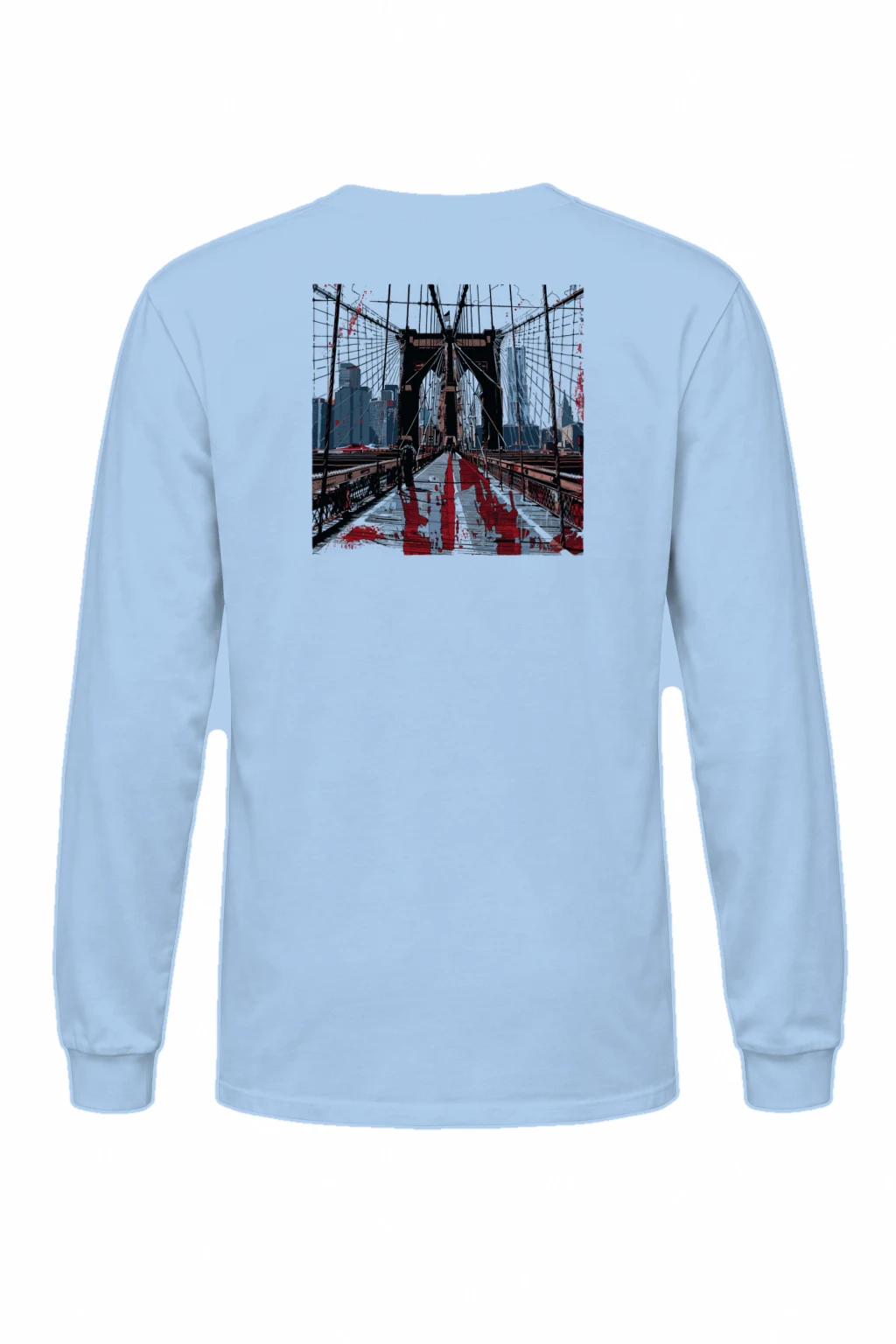 "Brooklyn Bridge Walk" Unisex Longsleeve T-shirt | Gildan 2400