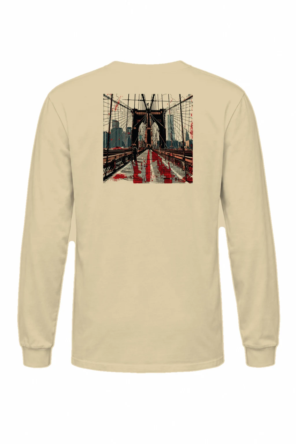"Brooklyn Bridge Walk" Unisex Longsleeve T-shirt | Gildan 2400