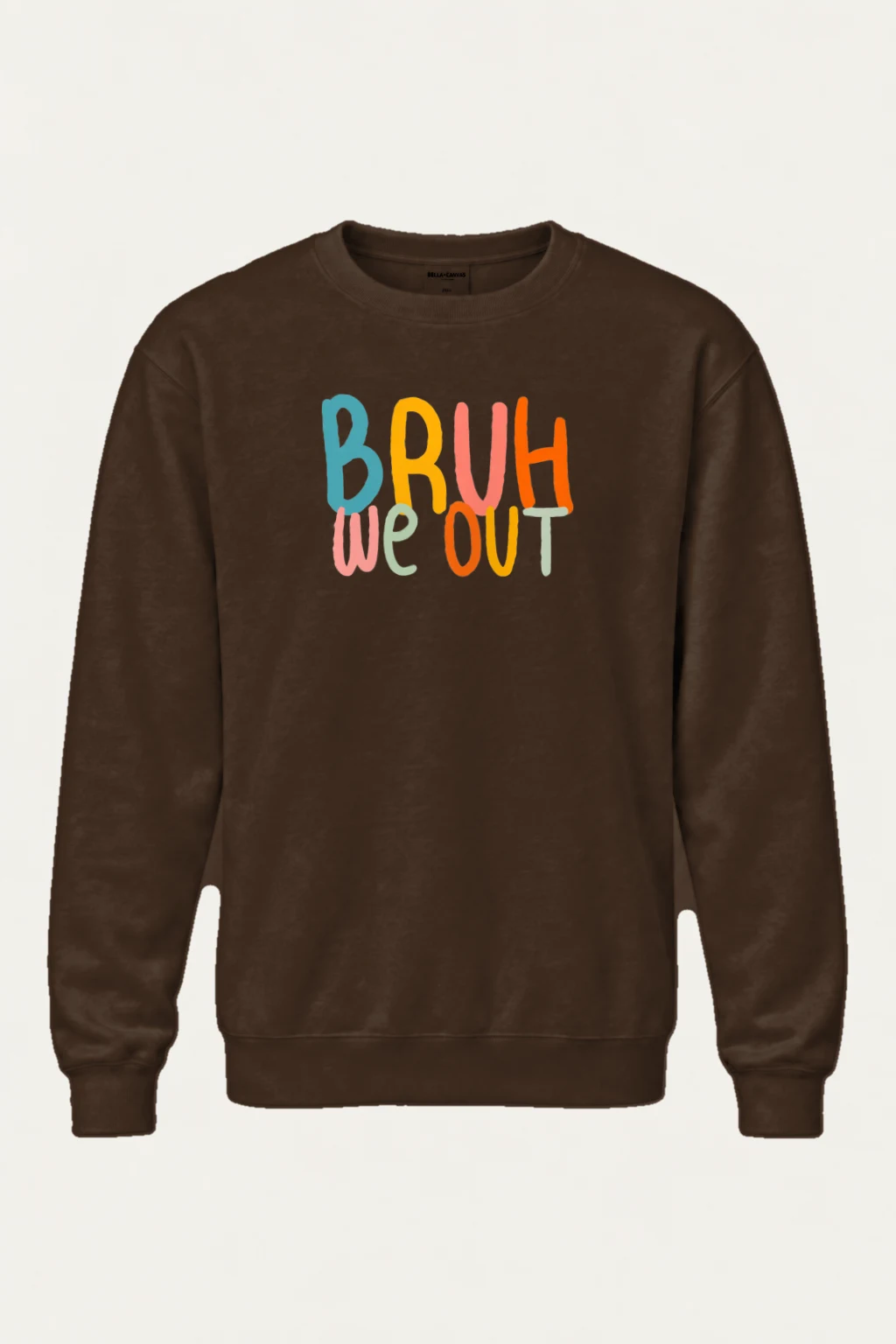 "Bruh We Out" Heavy Blend Unisex Crewneck Sweatshirt | Gildan 18000