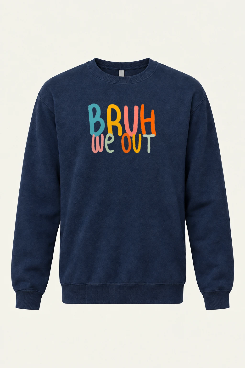 "Bruh We Out" Heavy Blend Unisex Crewneck Sweatshirt | Gildan 18000