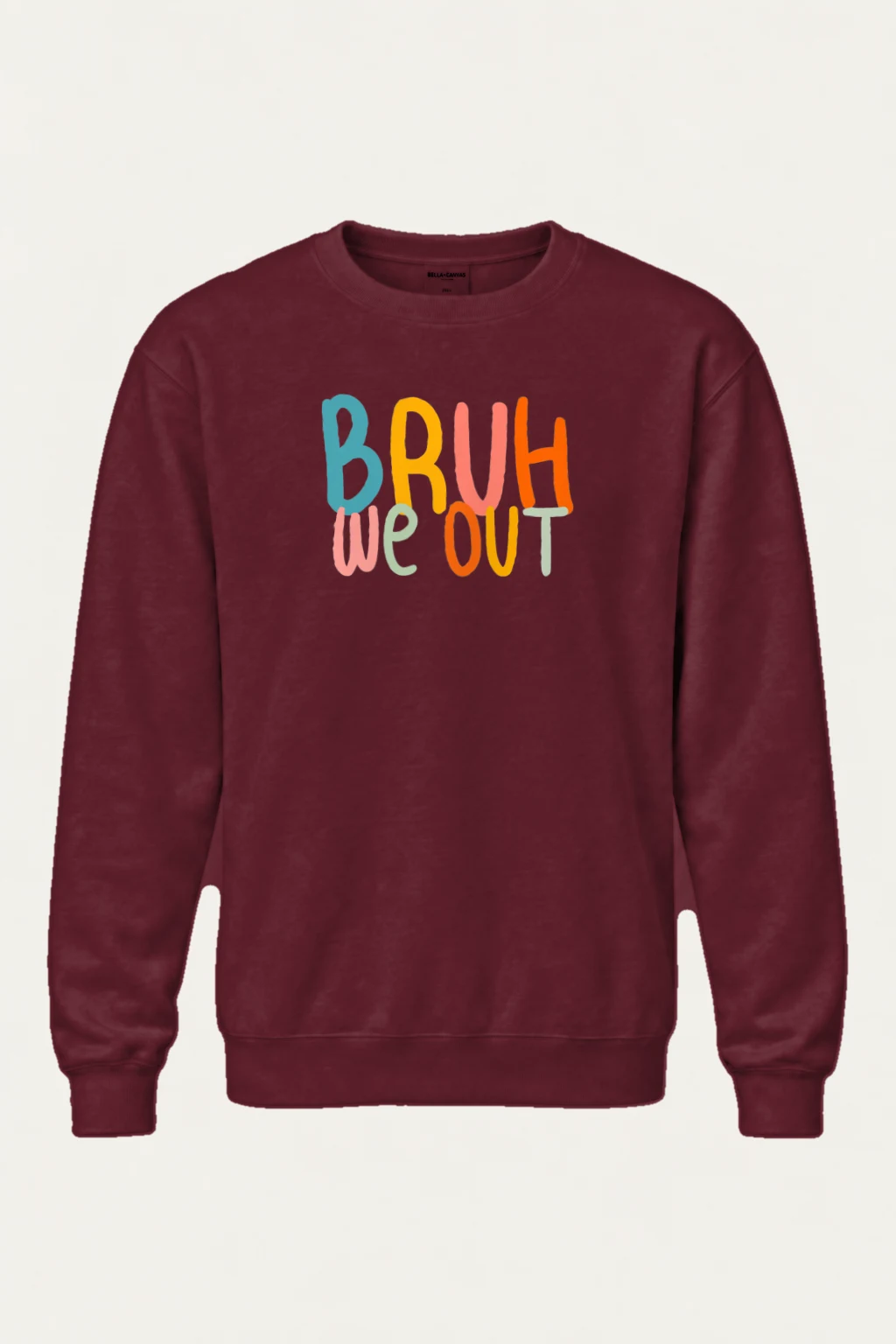 "Bruh We Out" Heavy Blend Unisex Crewneck Sweatshirt | Gildan 18000