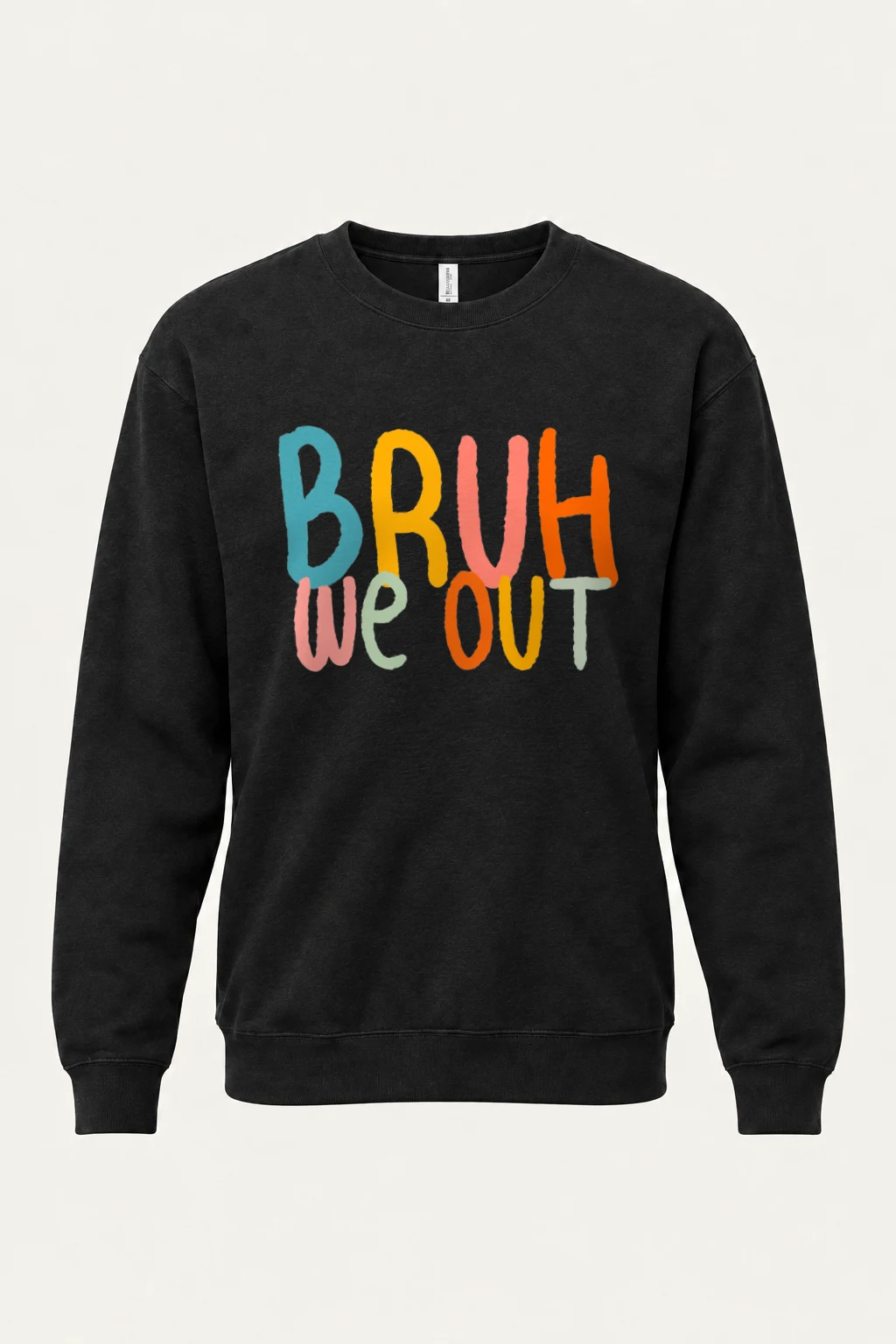 "Bruh We Out" Heavy Blend Unisex Crewneck Sweatshirt | Gildan 18000
