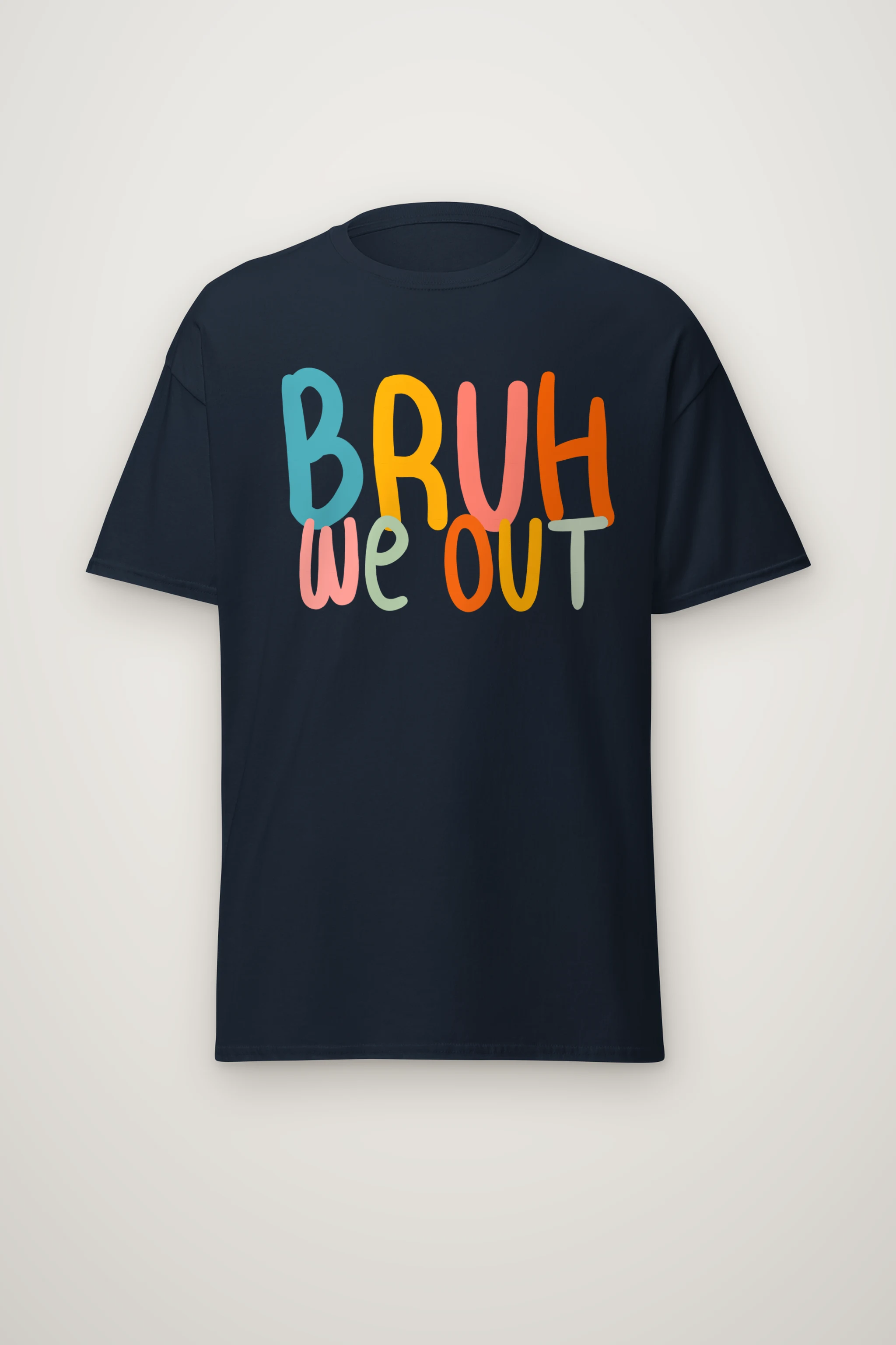 "Bruh We Out" Heavyweight Unisex Crewneck T-shirt