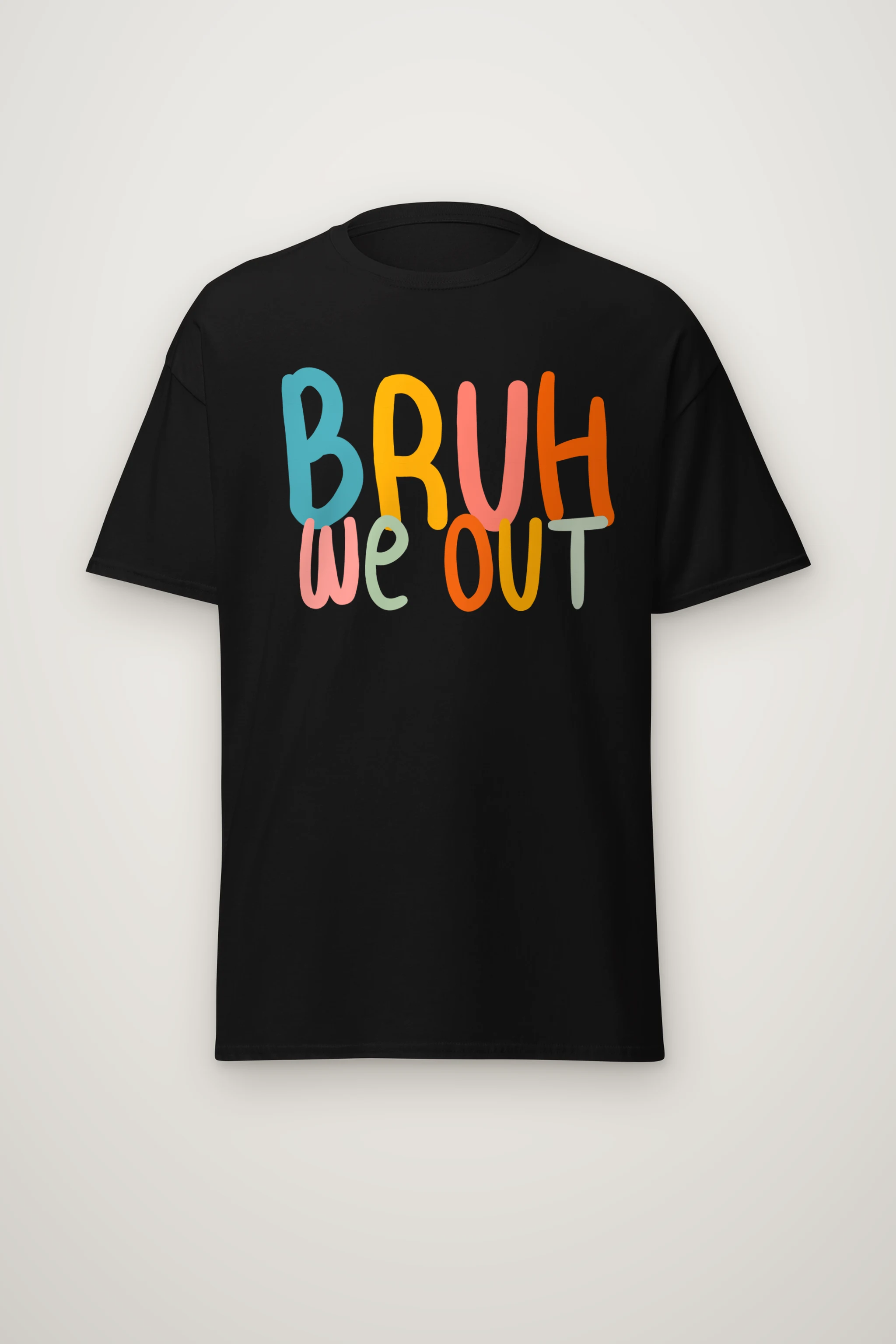 "Bruh We Out" Heavyweight Unisex Crewneck T-shirt