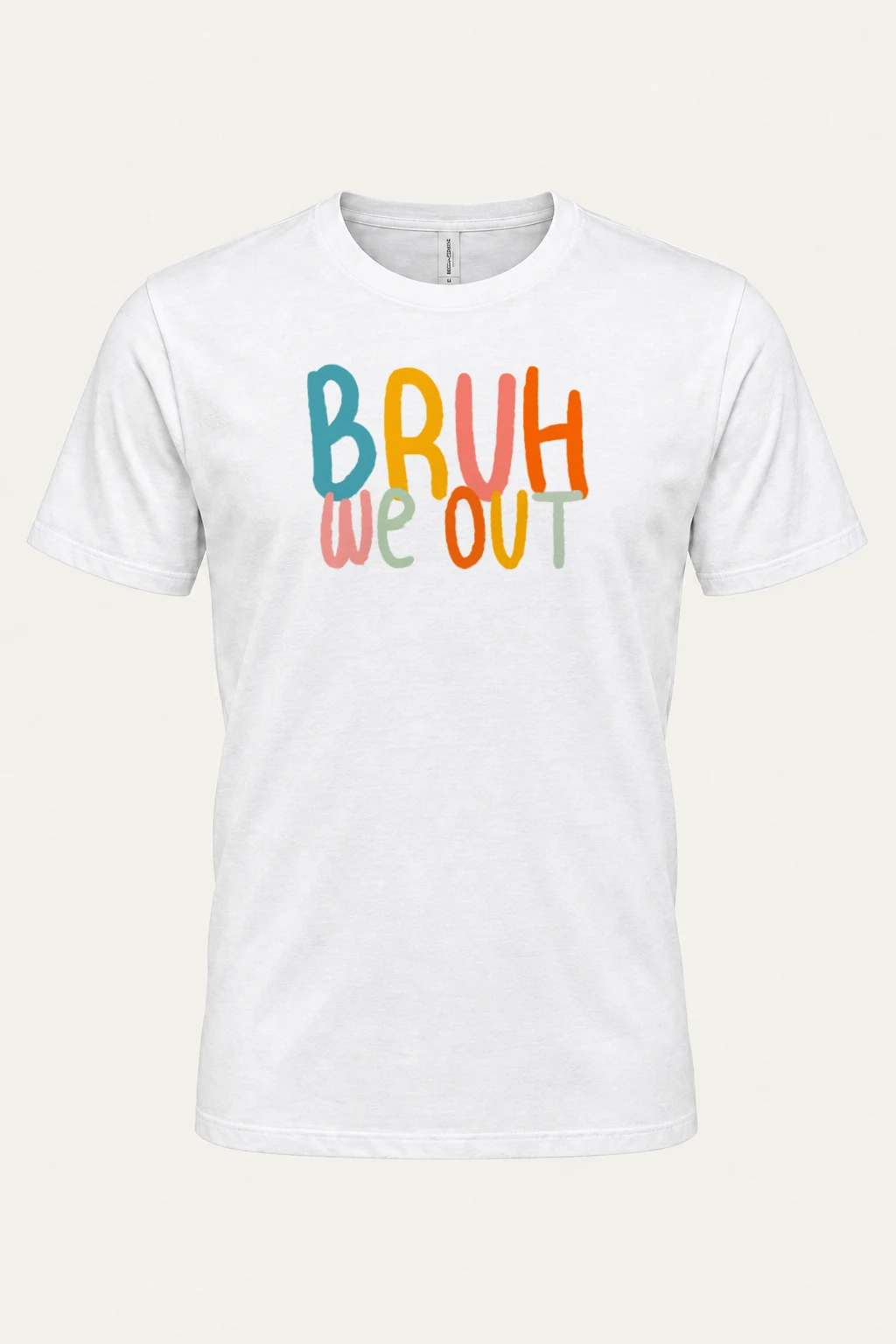 "Bruh We Out" Heavyweight Unisex Crewneck T-shirt | Gildan 5000