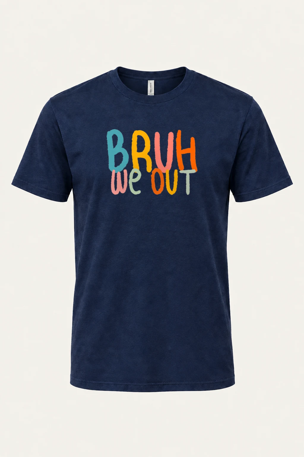 "Bruh We Out" Heavyweight Unisex Crewneck T-shirt | Gildan 5000