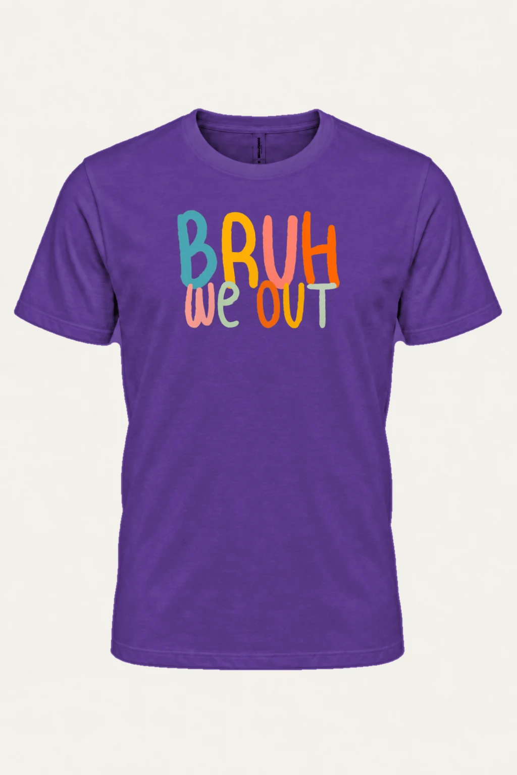 "Bruh We Out" Heavyweight Unisex Crewneck T-shirt | Gildan 5000