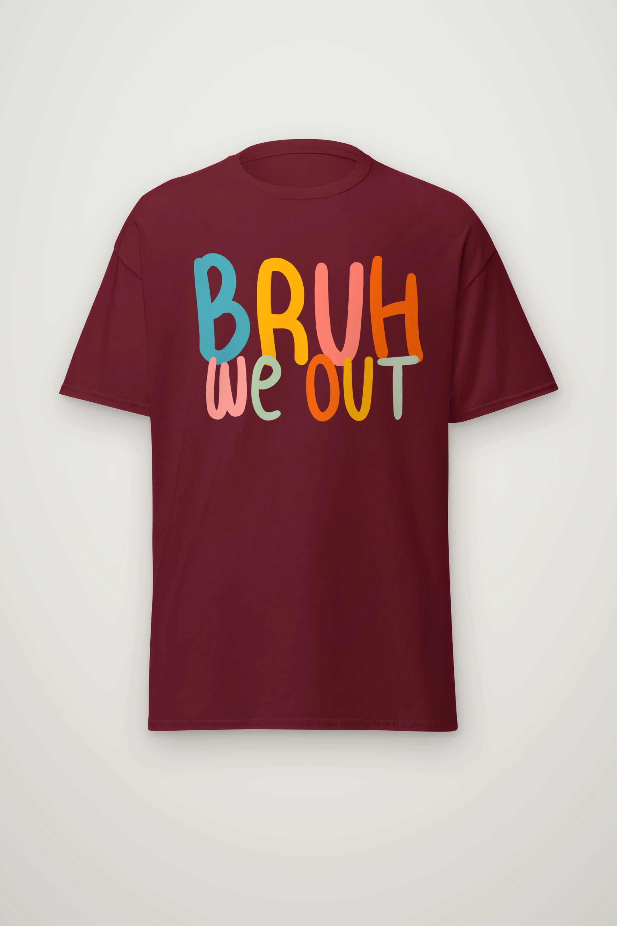 "Bruh We Out" Heavyweight Unisex Crewneck T-shirt